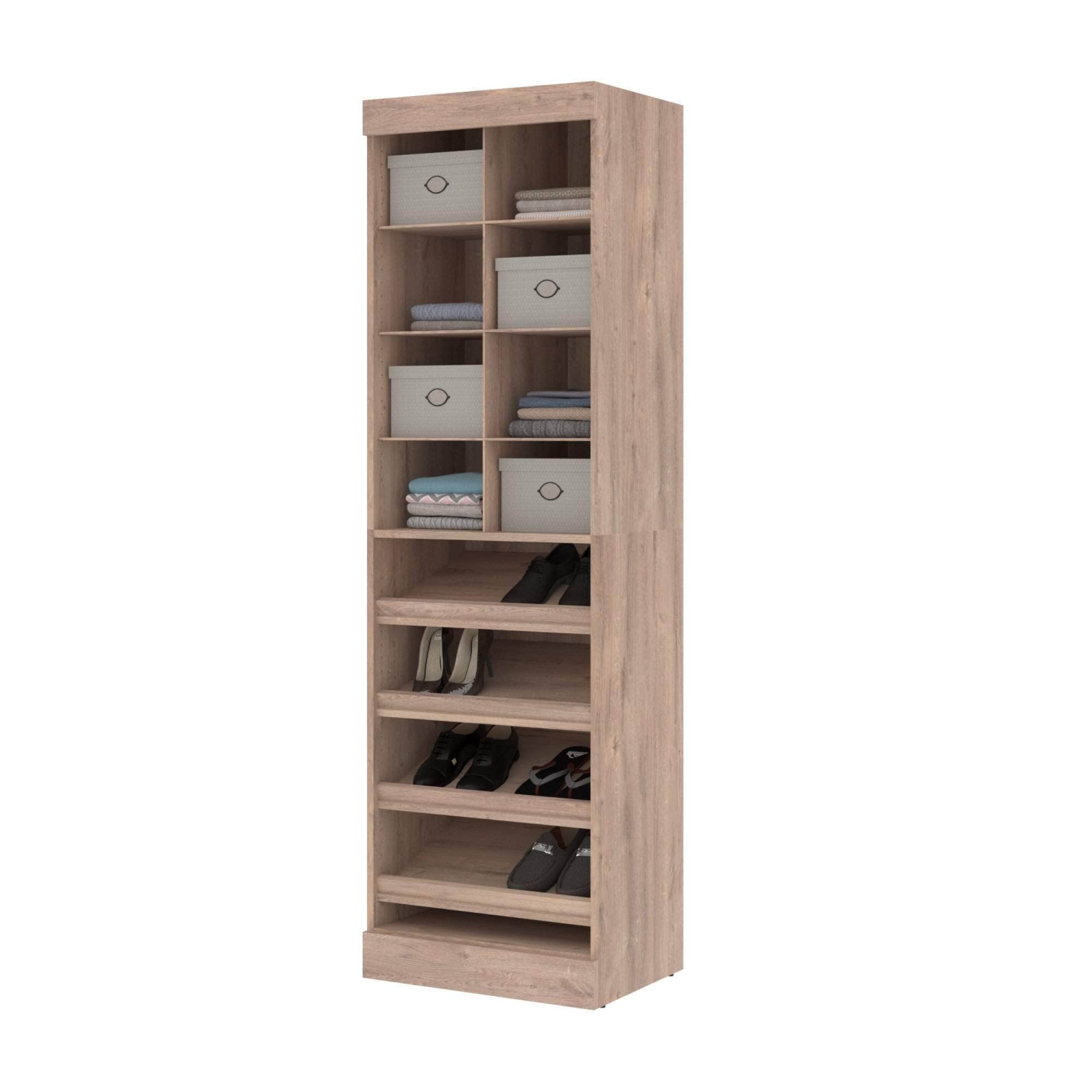 Pur 25“ Closet Organizer - Rustic Brown