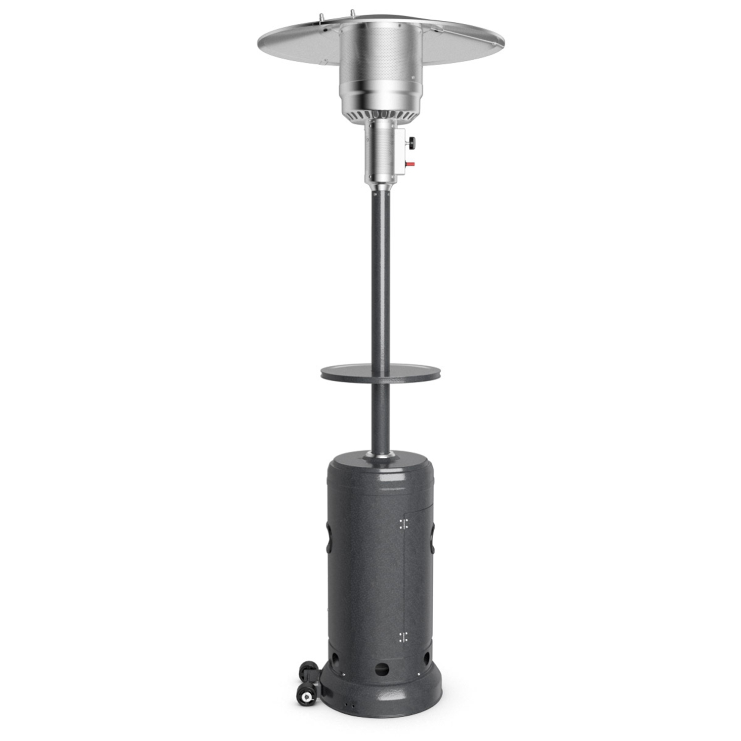Costway 50,000BTU Outdoor Patio Heater with Wheels and Shelf Tabletop Floor Standing