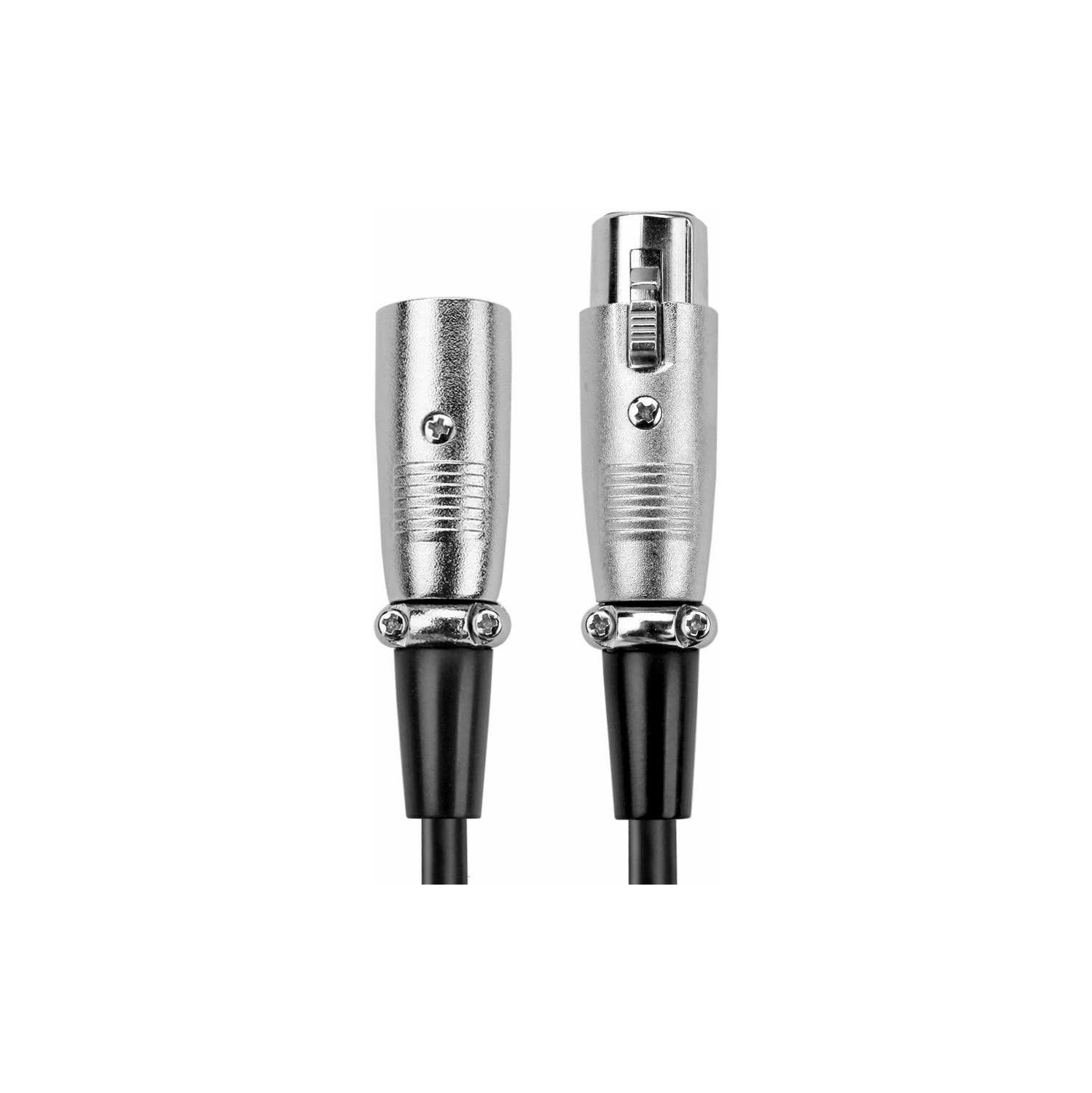 Tissage du câble de rallonge audio mâle à femelle pour microphone XLR à 3 broches