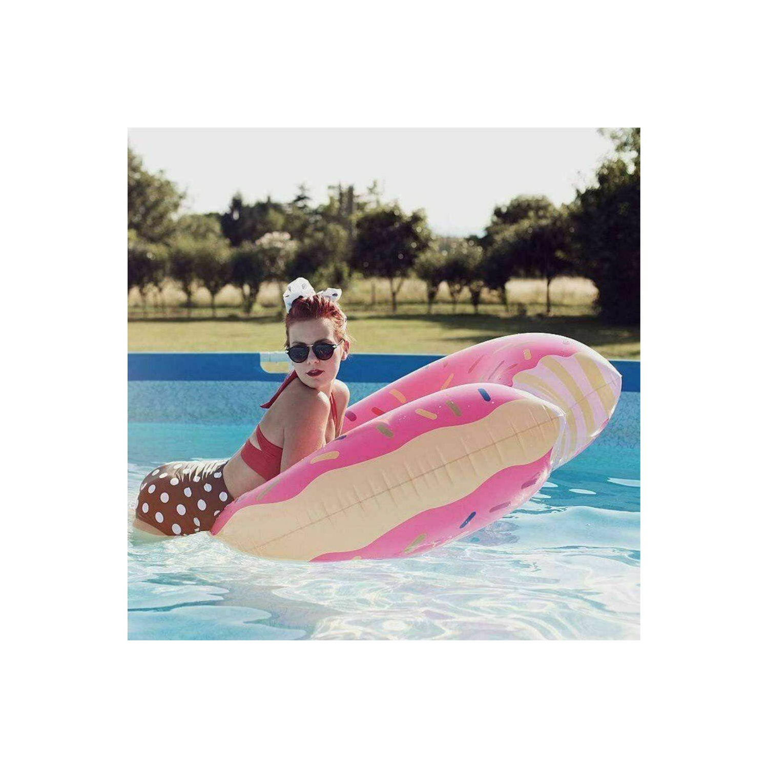 Pool Floats Summer Inflatable Swimming Rings Tubes for Adults for fun beach pool