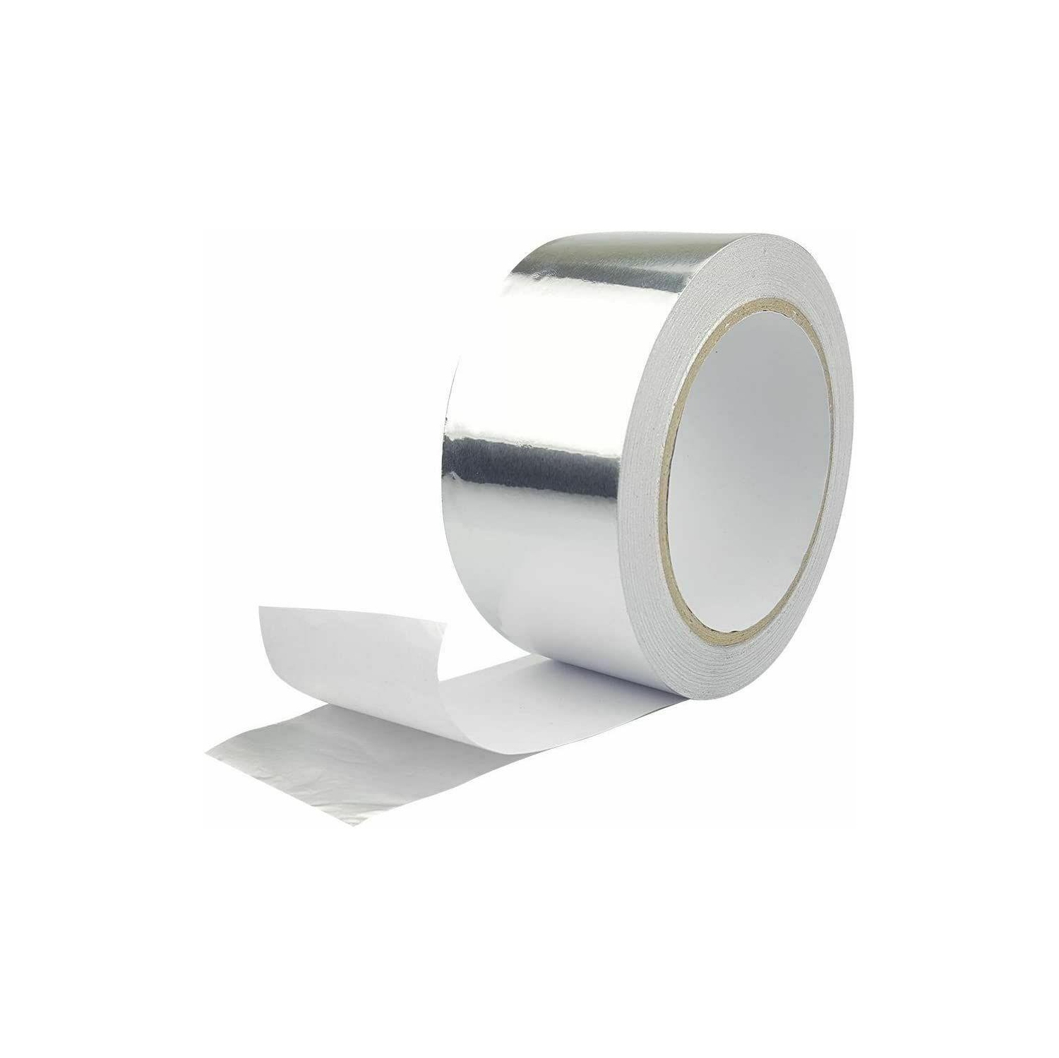 Waterproof Aluminium Foil Adhesive Tape Heat Shield Duct Sealing Silver Repair