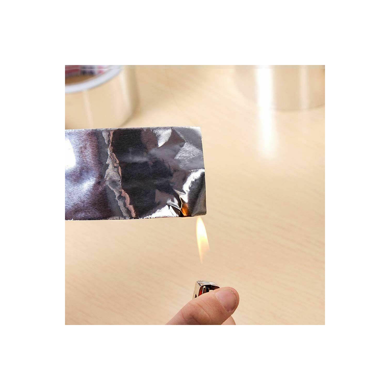 Waterproof Aluminium Foil Adhesive Tape Heat Shield Duct Sealing Silver Repair