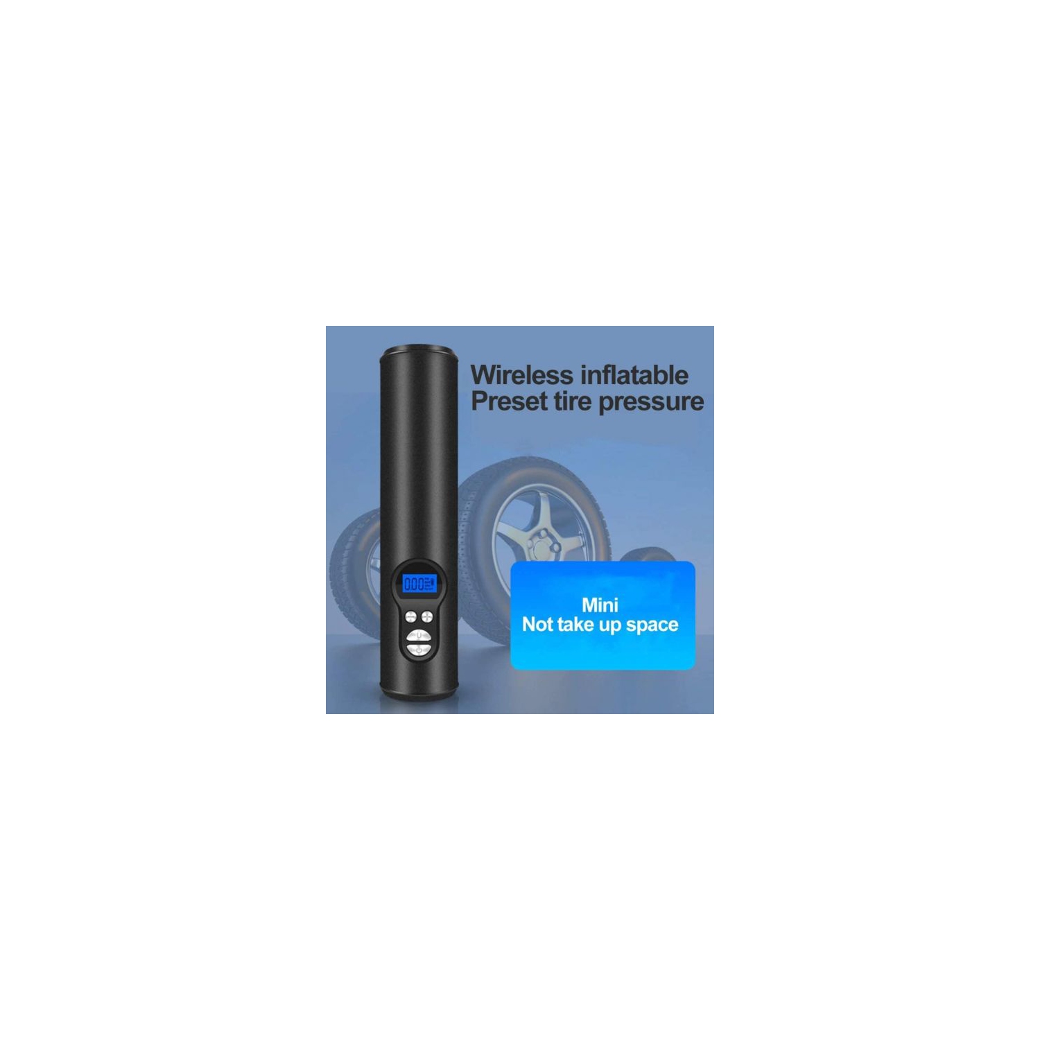 ISTAR Portable Cordless Automatic Air Compressor Pump, 12V 150PSI Digital Tire Inflator with LED Light LCD Display for Car, Bicycle Tires and Other