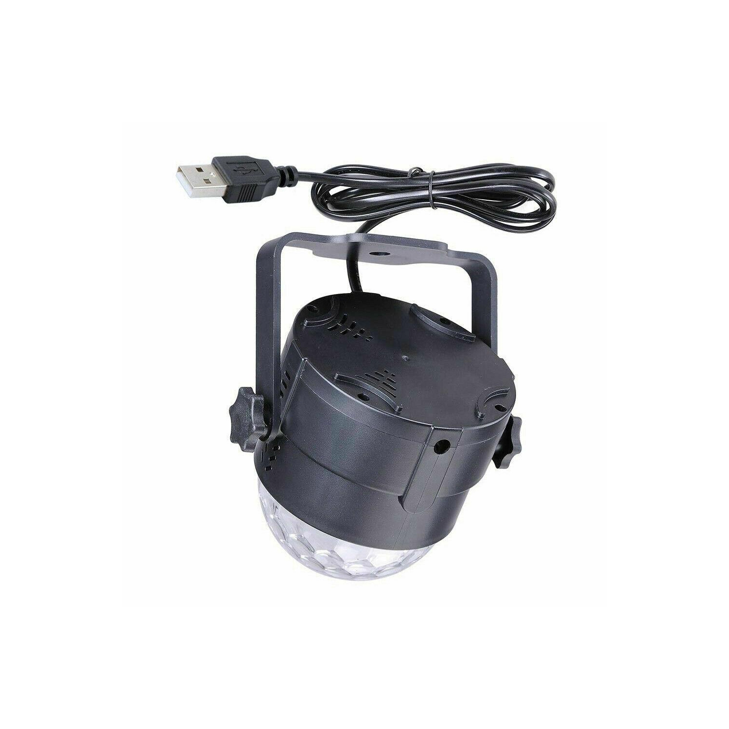 USB Disco Lights Party DJ Lampe de scène RVB à DEL Strobe Crystal Magic Ball Remote