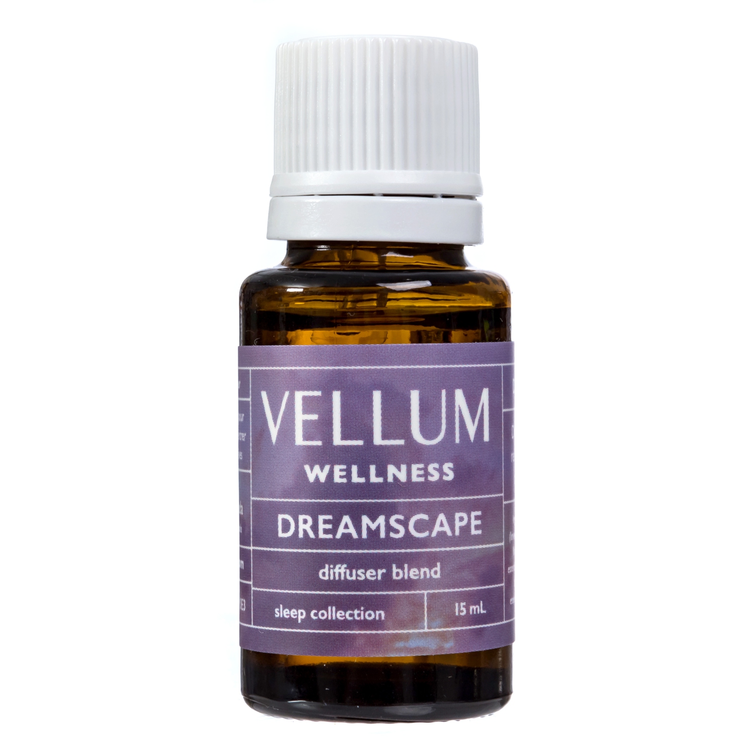 Vellum Wellness Dreamscape Sleep Essential Oil Blend 15 ml for use in Aroma Diffuser, Pillow Mist
