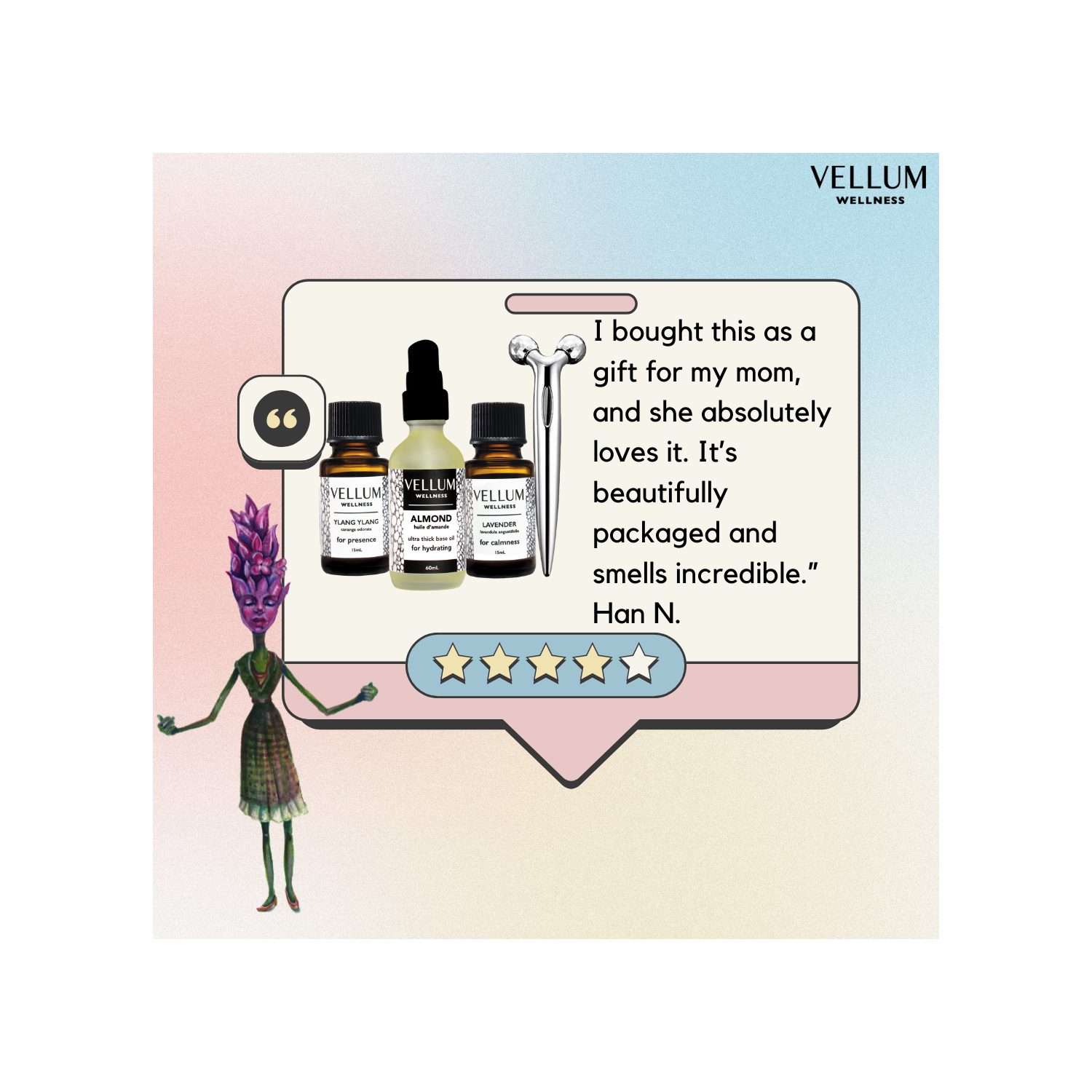 Vellum Wellness Essential Oil Deluxe Sleep Kit for aroma diffuser, sleep, rest and relaxation. Multi-piece set of 15 ml essential oils