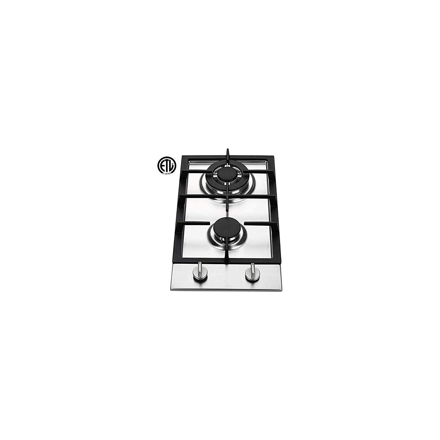 ramblewood high efficiency 2 burner gas cooktop