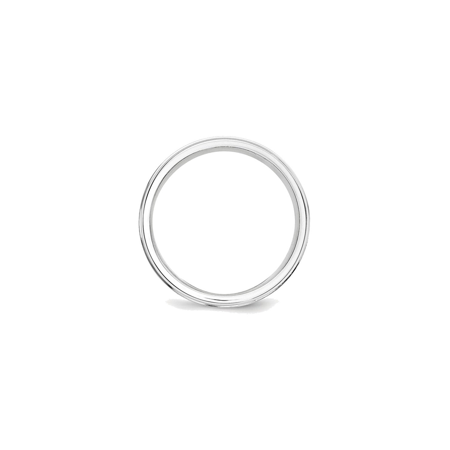 Mens Sterling Silver 7mm Polished Infinity Band Ring