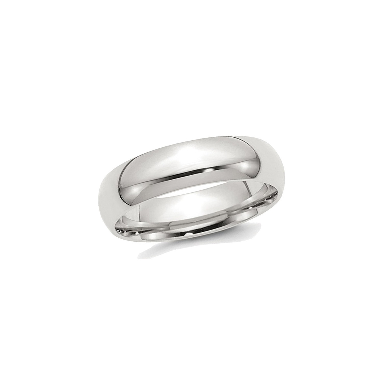 Alliance homme ou femme en argent sterling, taille confortable, 6 mm