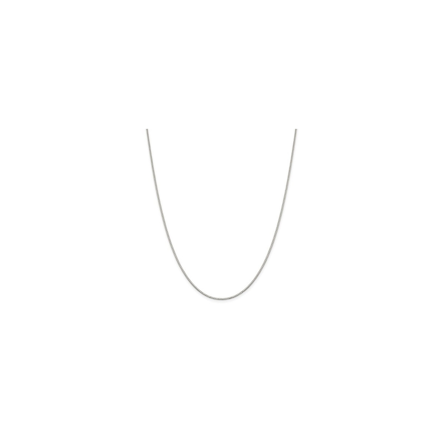 Box Chain Necklace in Sterling Silver 20 Inches