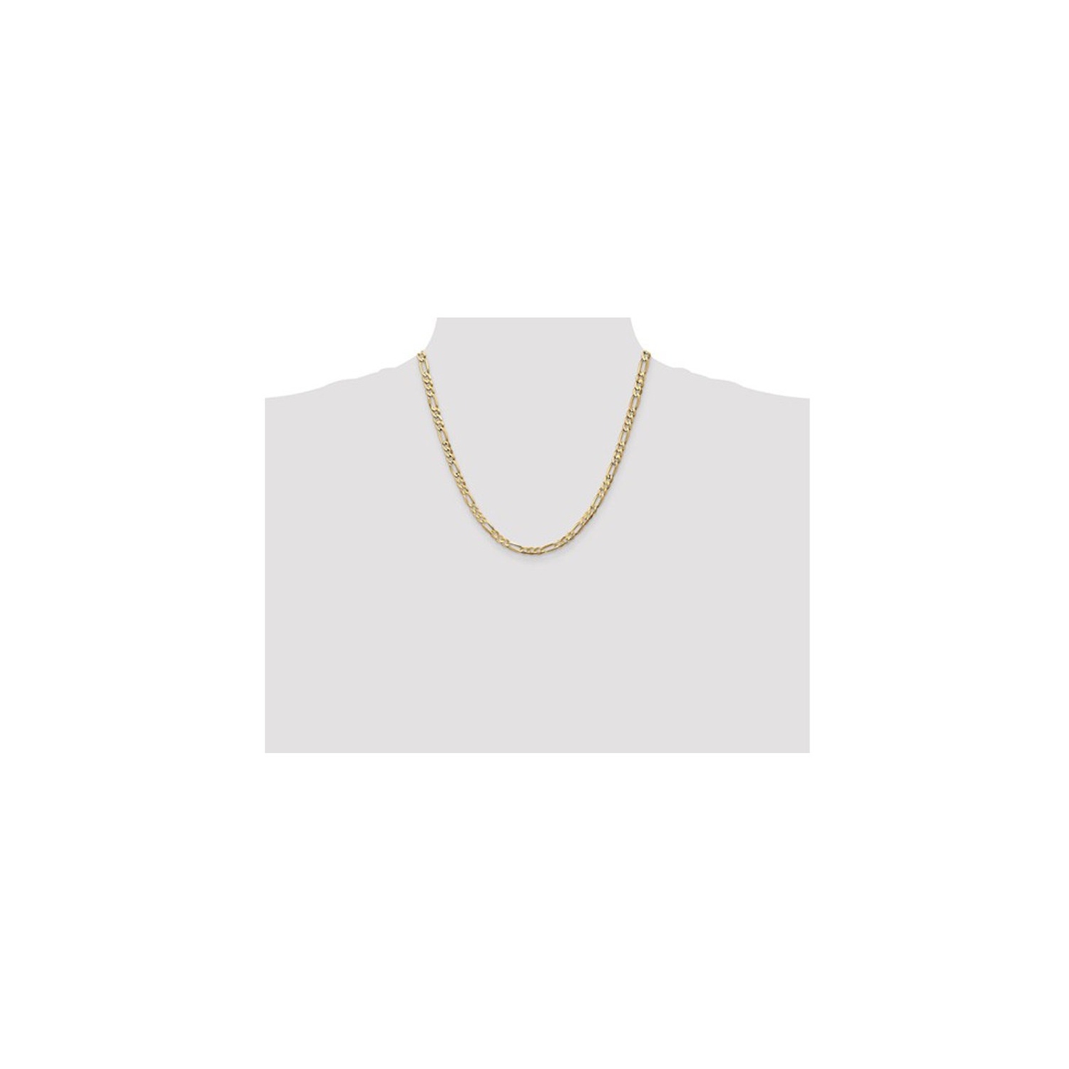 Figaro Chain Necklace in 14K Yellow Gold 20 Inches