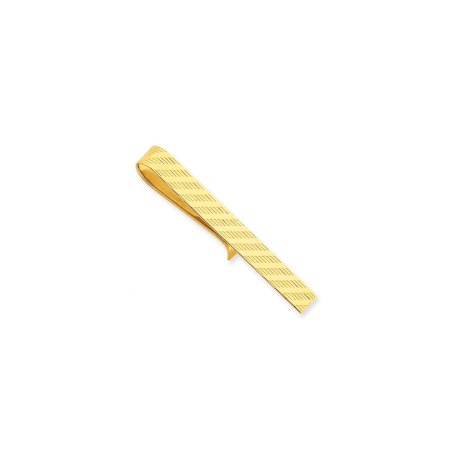Mens Tie Bar in 14K Yellow Gold