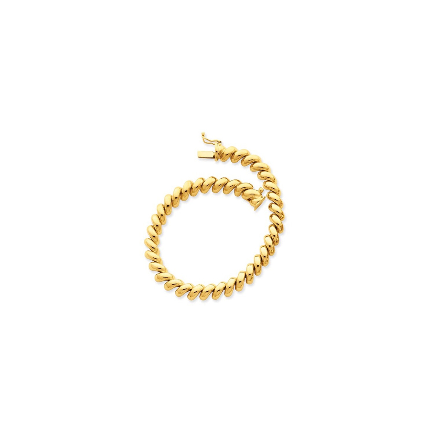 14K Yellow Gold Polished San Marco Bracelet