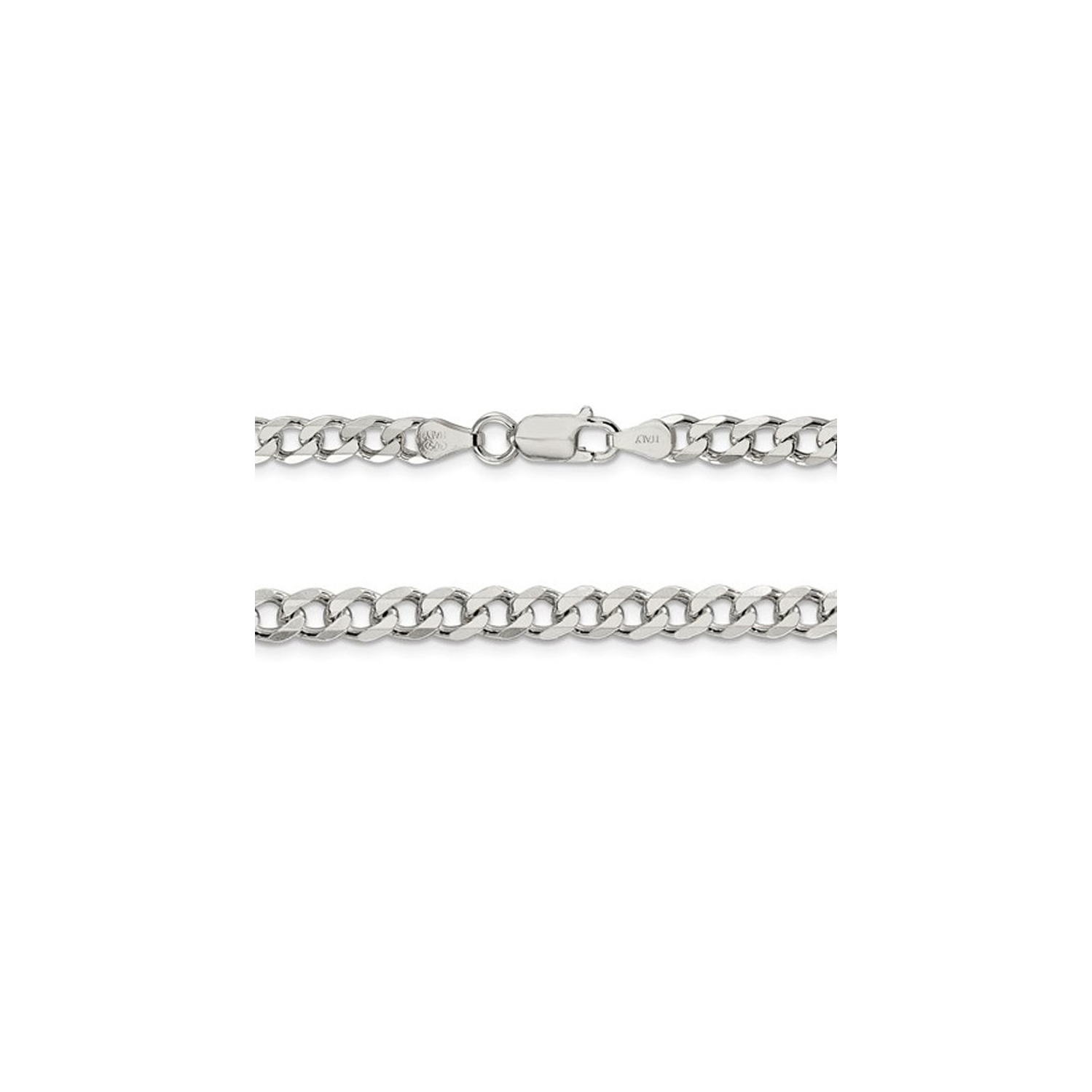 Bracelet à chaînette en argent sterling de 7 po