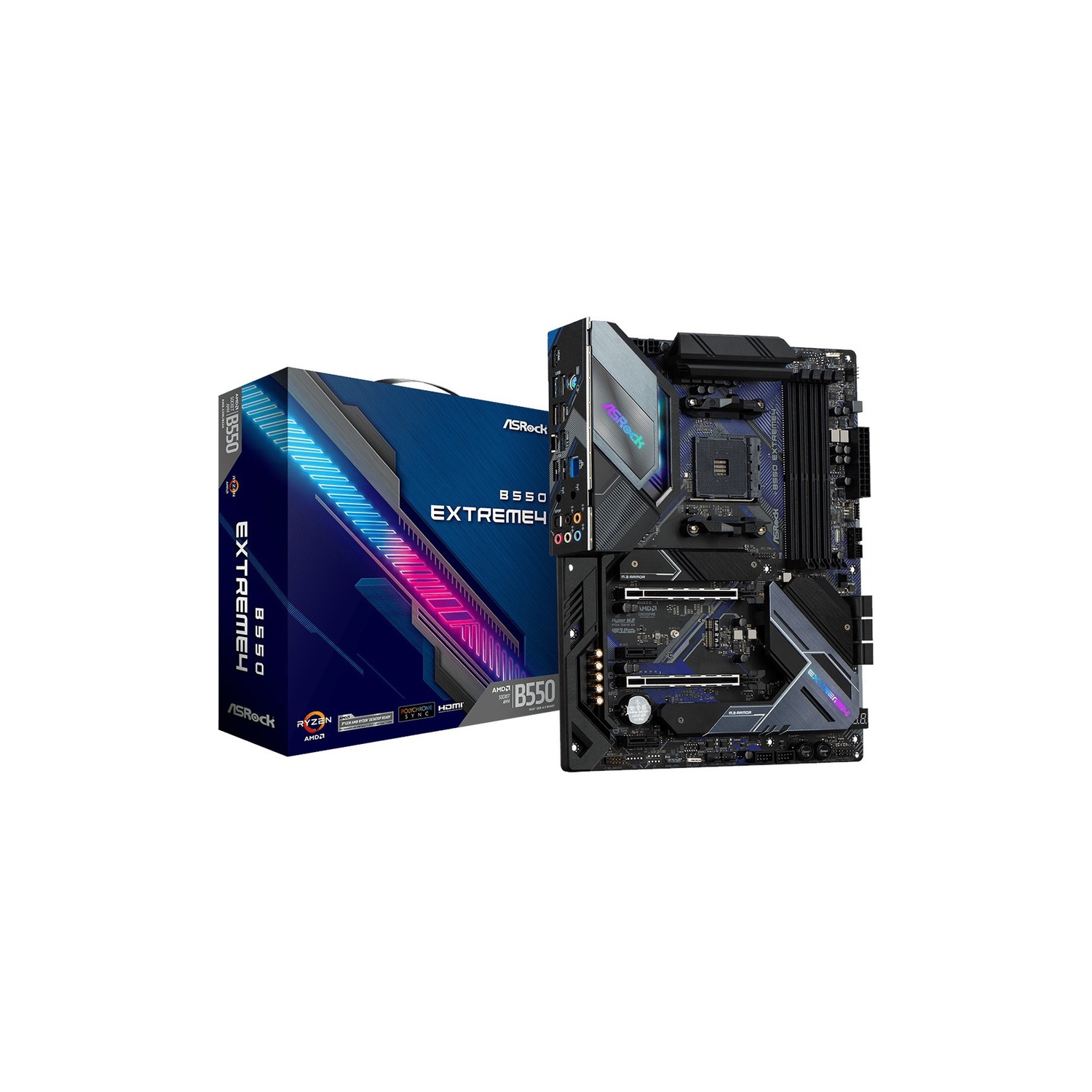 ASRock B550 Extreme4 Desktop Motherboard B550 EXTREME4