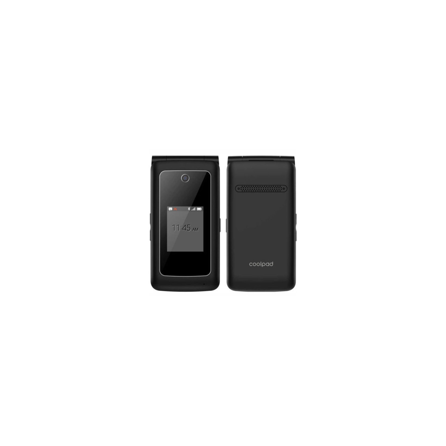 Coolpad Snap Unlocked 4G LTE Flip Cell Phone - Black