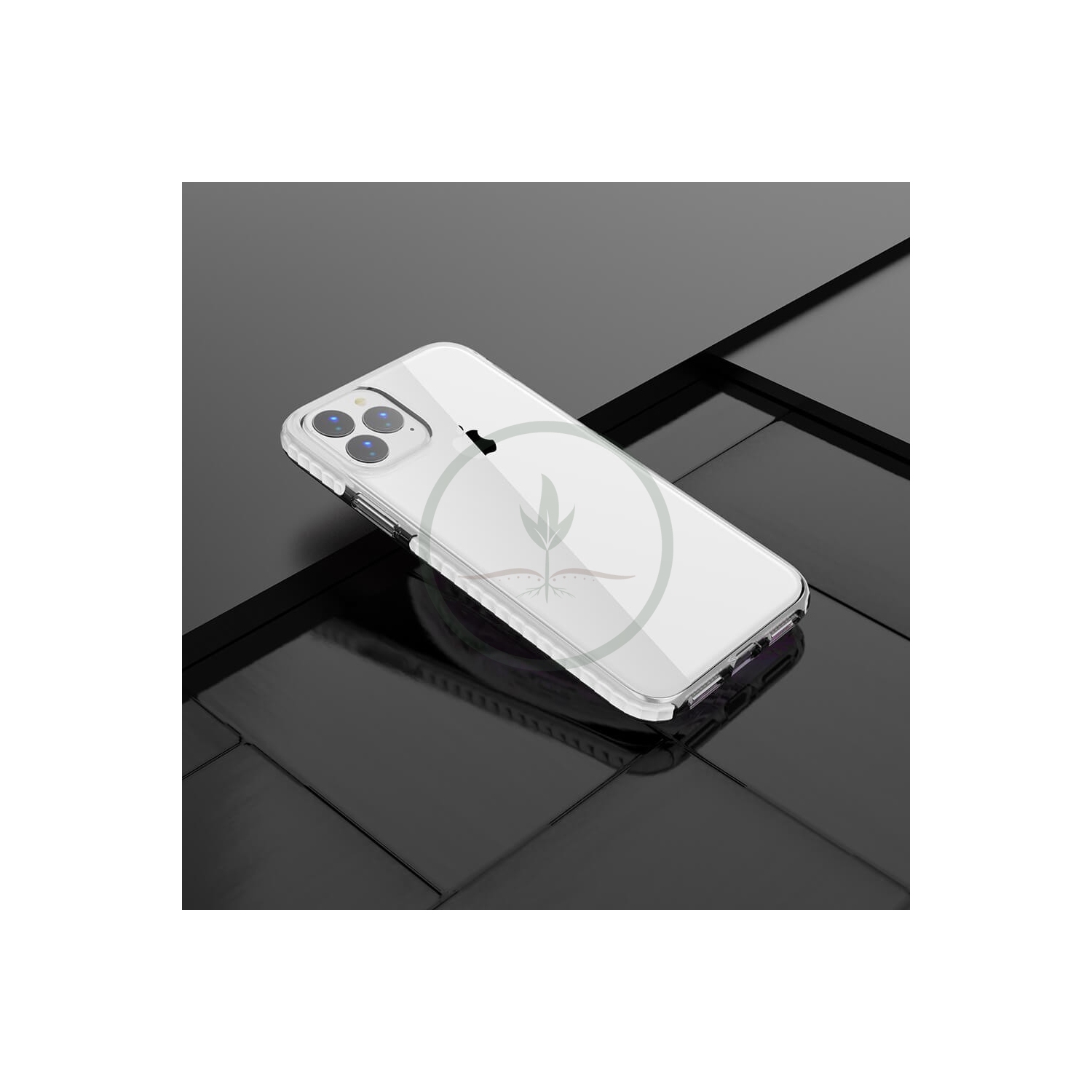 Juvenileway Protection Plus Series Designed with 3 Material Protection for Apple iPhone 11 Pro Max - White