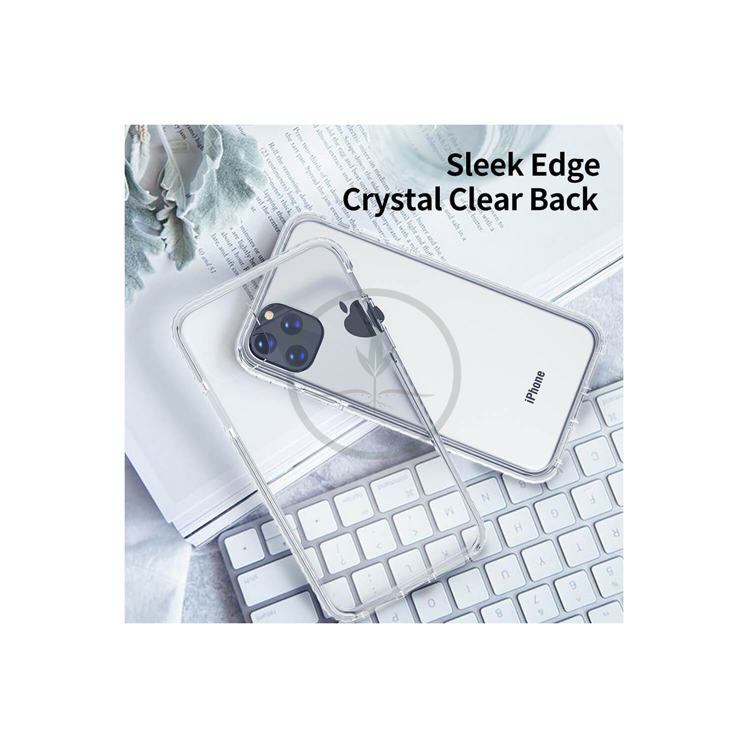 Juvenileway Protection Plus Series Designed with 3 Material Protection for Apple iPhone 11 Pro Max - White