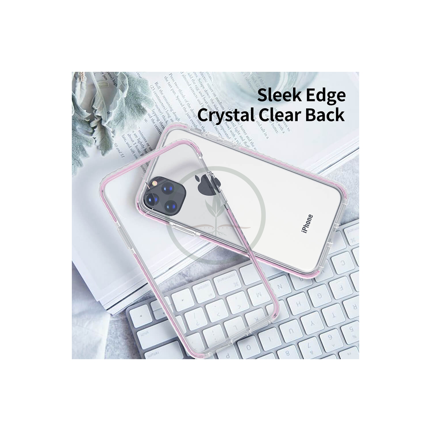 Juvenileway Protection Plus Series Designed with 3 Material Protection for Apple iPhone 11 Pro - Pink