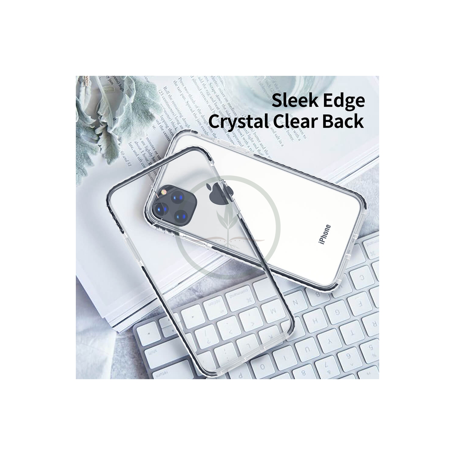 Juvenileway Protection Plus Series Designed with 3 Material Protection for Apple iPhone 11 Pro - Black