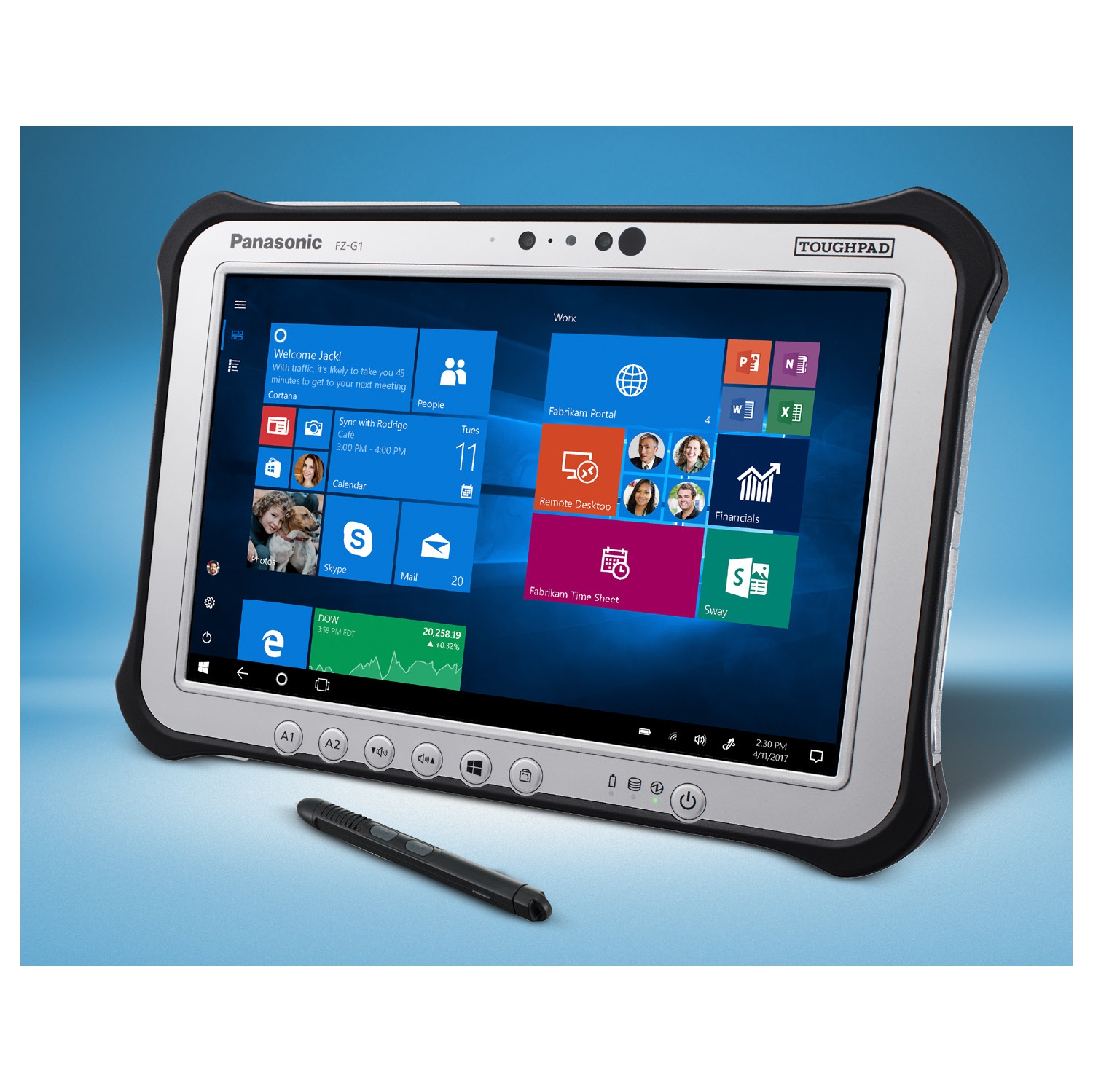 Refurbished - Panasonic Toughbook FZ-G1, i5-7300U 2.60GHz, 256GB SSD, 8GB, FZ-G1U6151VM