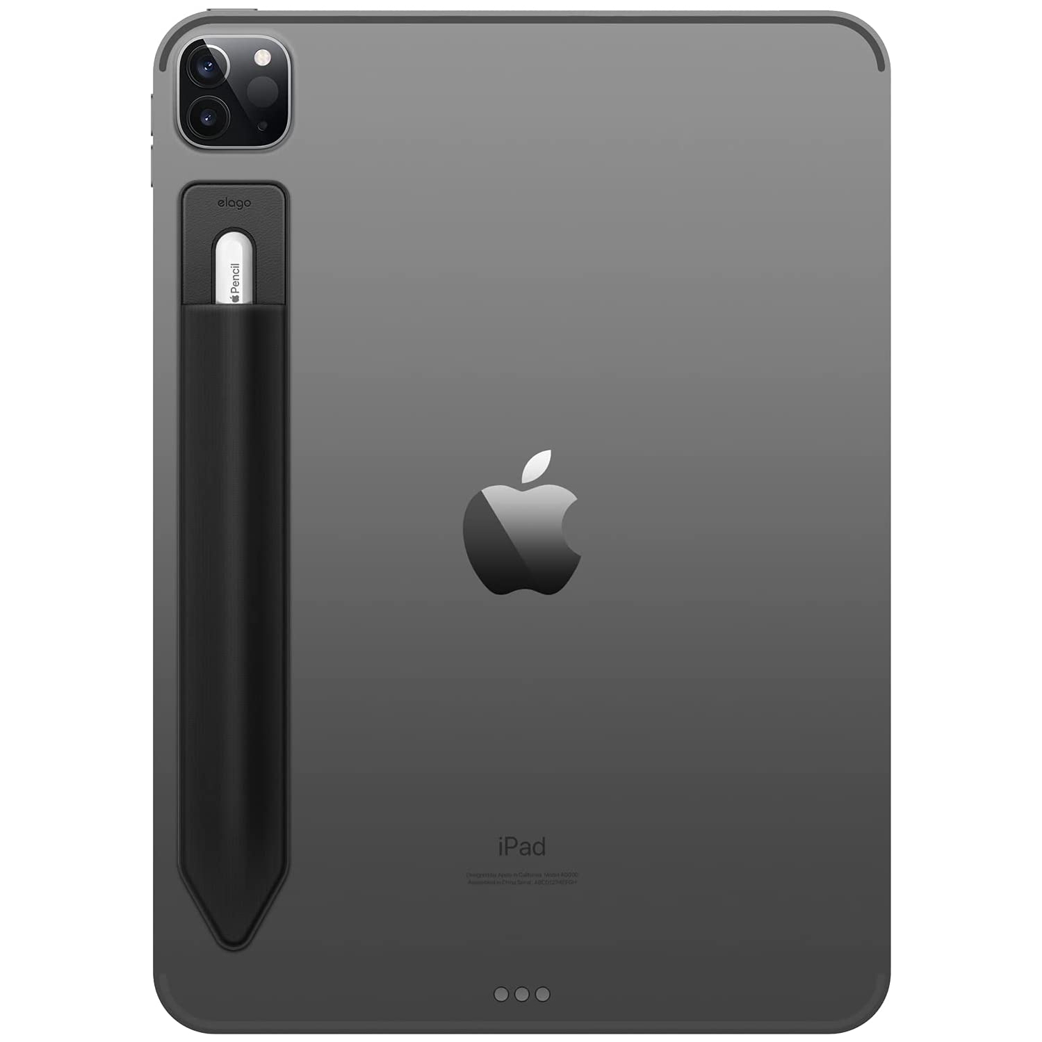 elago Pencil Holder Compatible with Apple Pencil 1 and 2, Strong Adhesive Sleeve, Attach to Tablet Case, PU Leather and Soft Lycra Material, Stylish