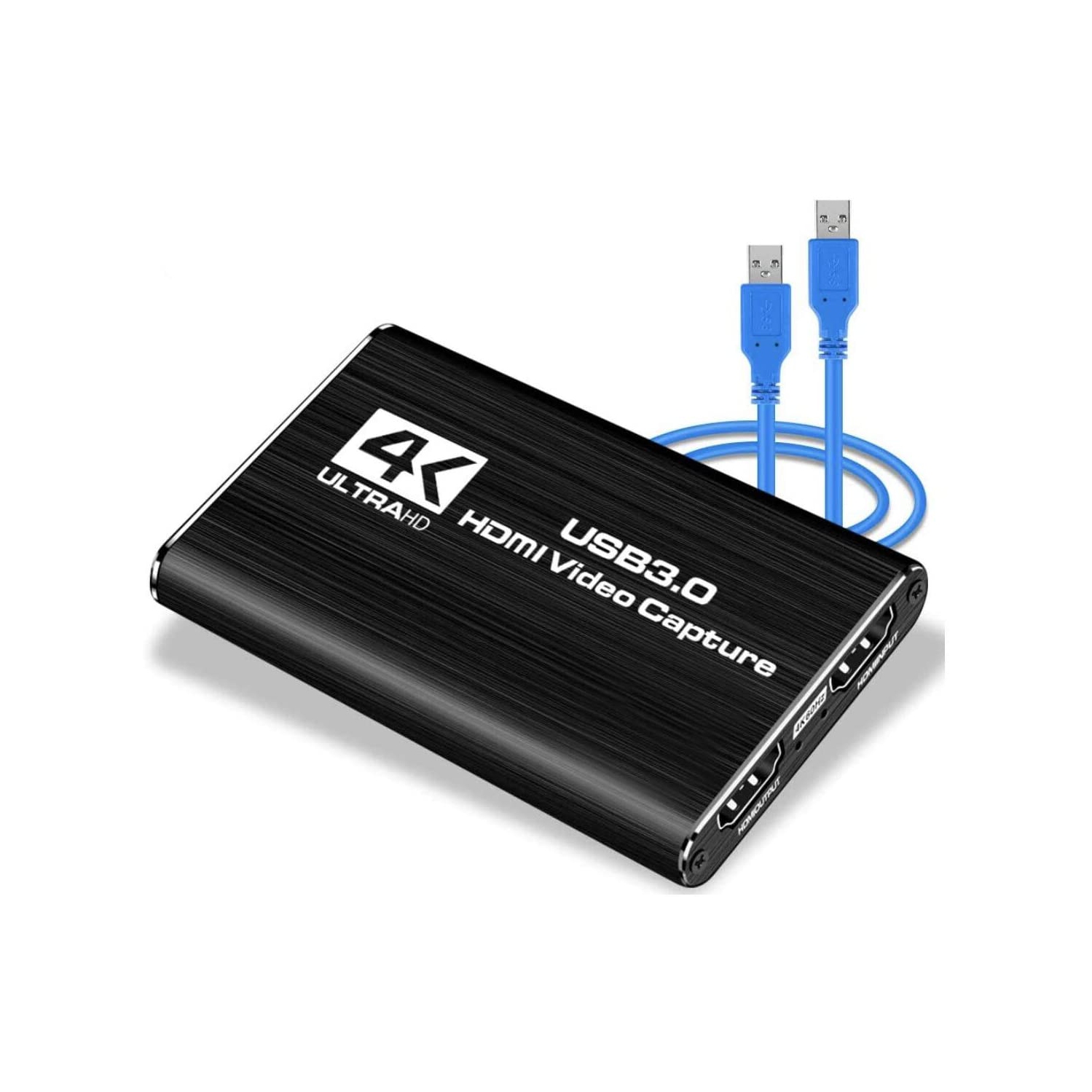 ISTAR Audio Video Capture Card,4K HDMI USB3.0 Capture Adapter 1080P 60fps Video Capture Device Portable Video Converter for Gaming Streaming Live