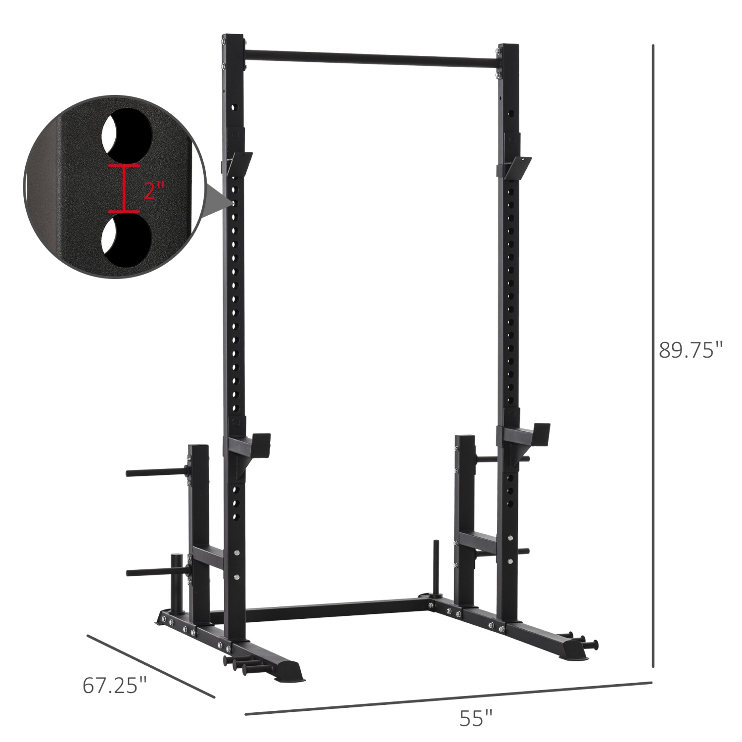 Soozier Multi-Function Training Stand Power Tower Station Gym