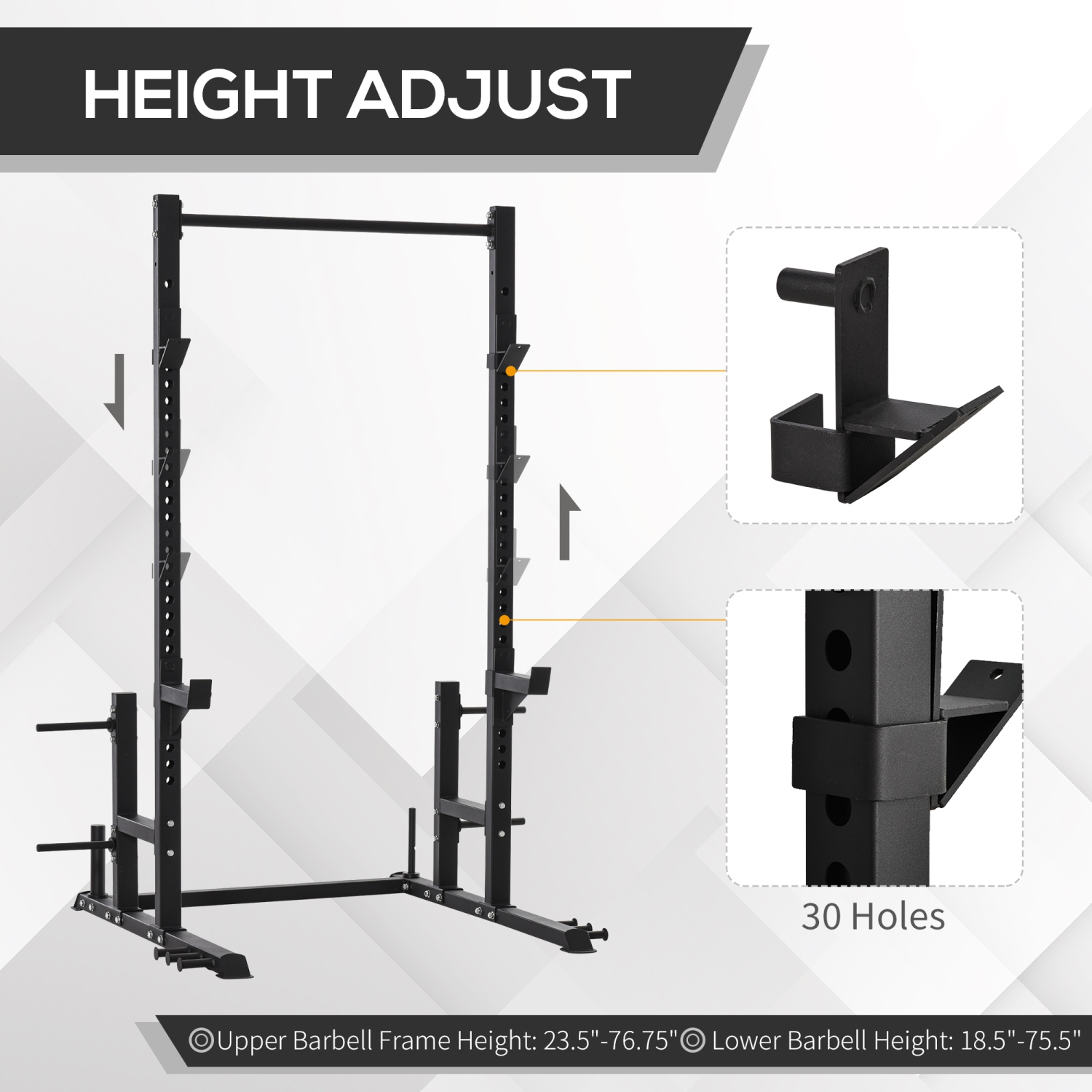 Soozier Multi-Function Training Stand Power Tower Station Gym