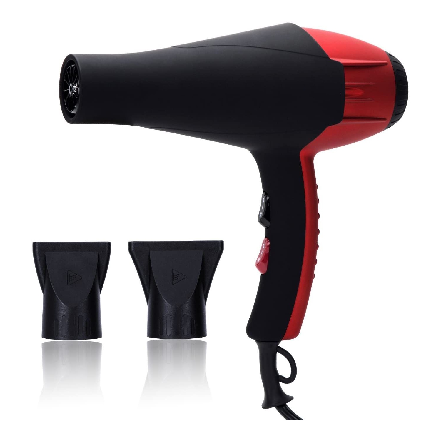 ISTAR Professional Ionic Salon Hair Dryer, 2100 Watt Powerful AC Motor Ceramic Tourmaline Ion Blow Dryer, Quiet Hair Dryers 2 Concentrator Nozzle