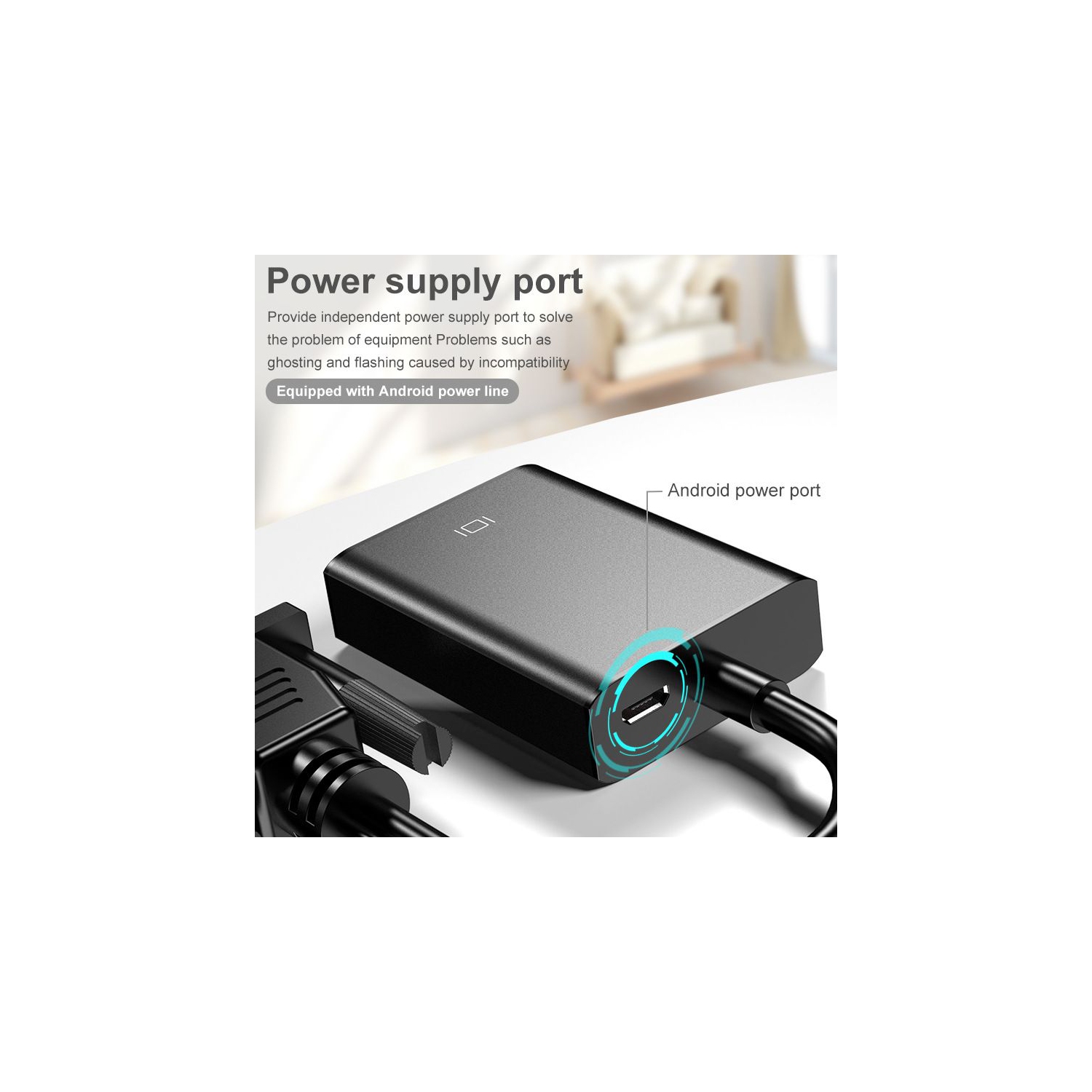 ISTAR VGA To HDMI Converter 1080P HD Adapter With Audio Cable For HDTV PC Laptop TV