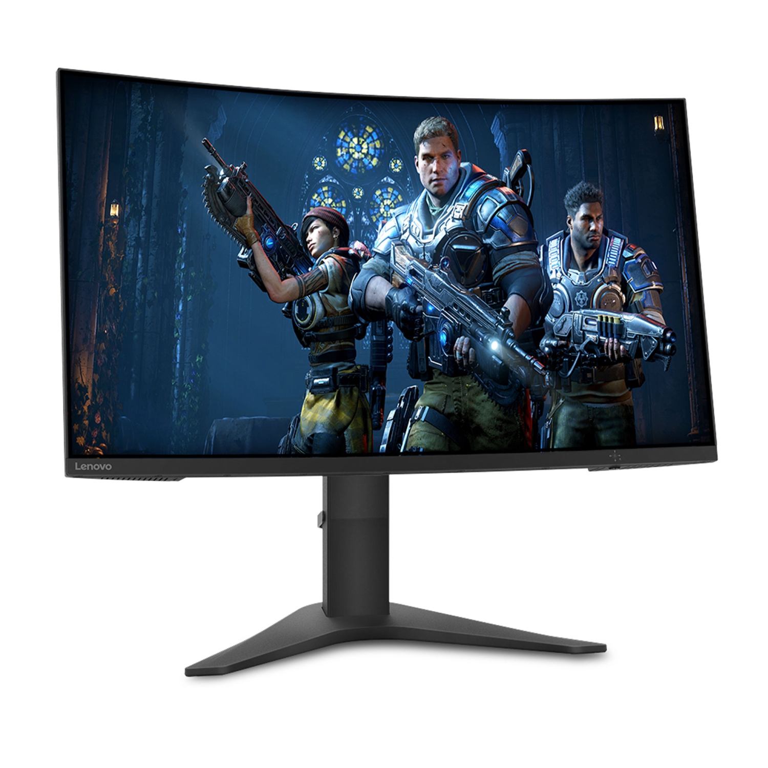Lenovo 27" FHD 165Hz 4ms GTG Curved VA LED FreeSync Gaming Monitor - Raven Black