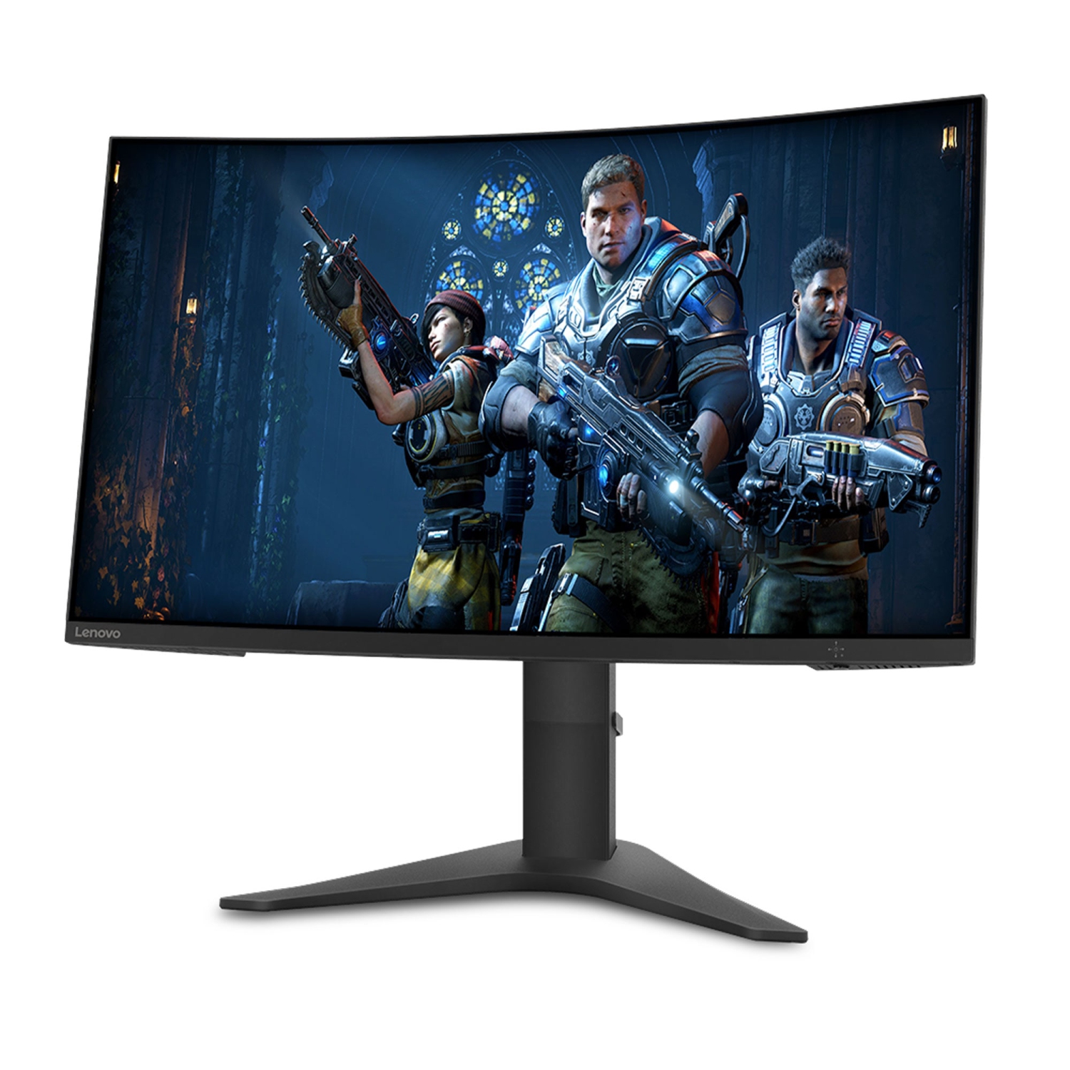 Lenovo 27" FHD 165Hz 4ms GTG Curved VA LED FreeSync Gaming Monitor - Raven Black