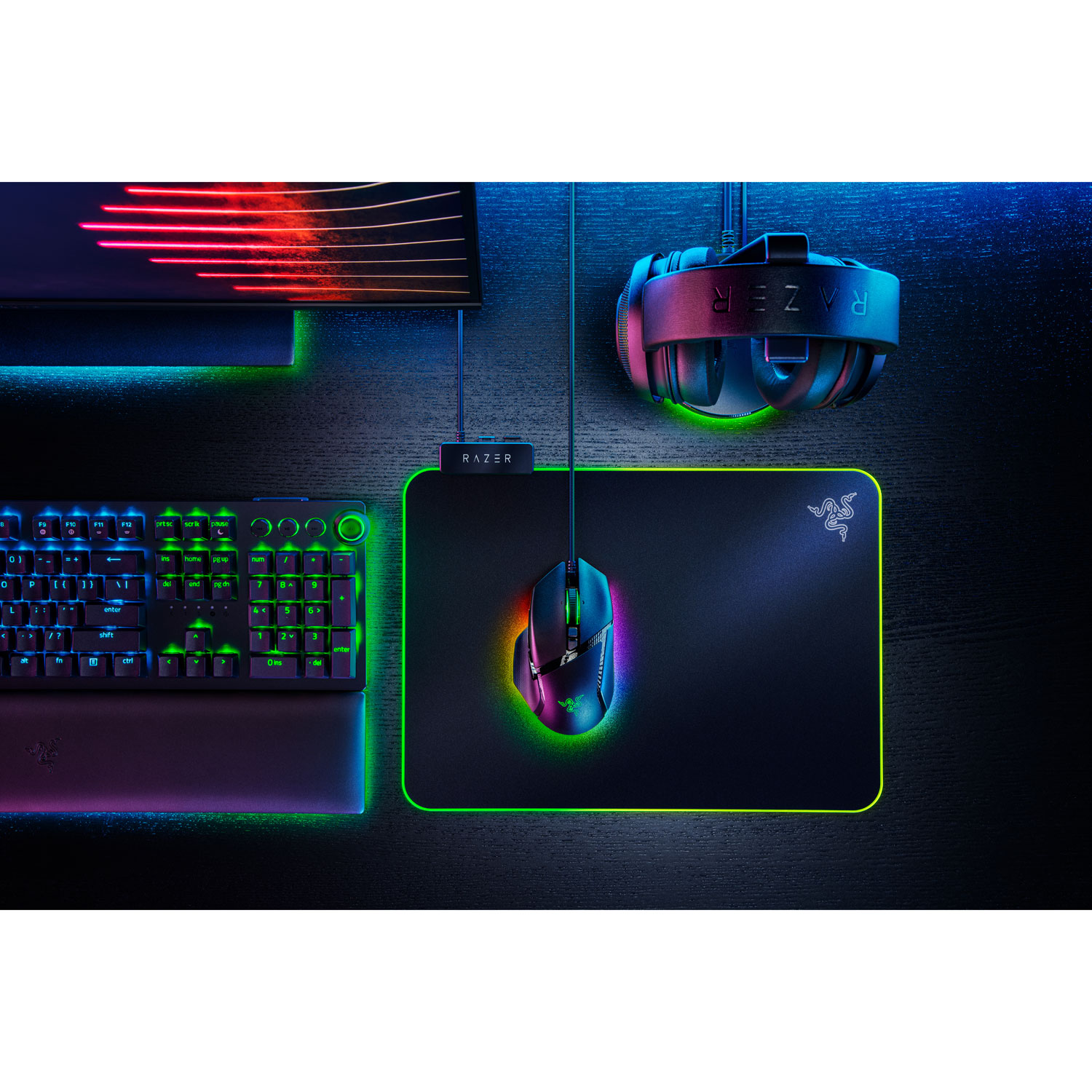 Souris de jeu optique de 26000 ppp Basilisk V3 de Razer - Noir