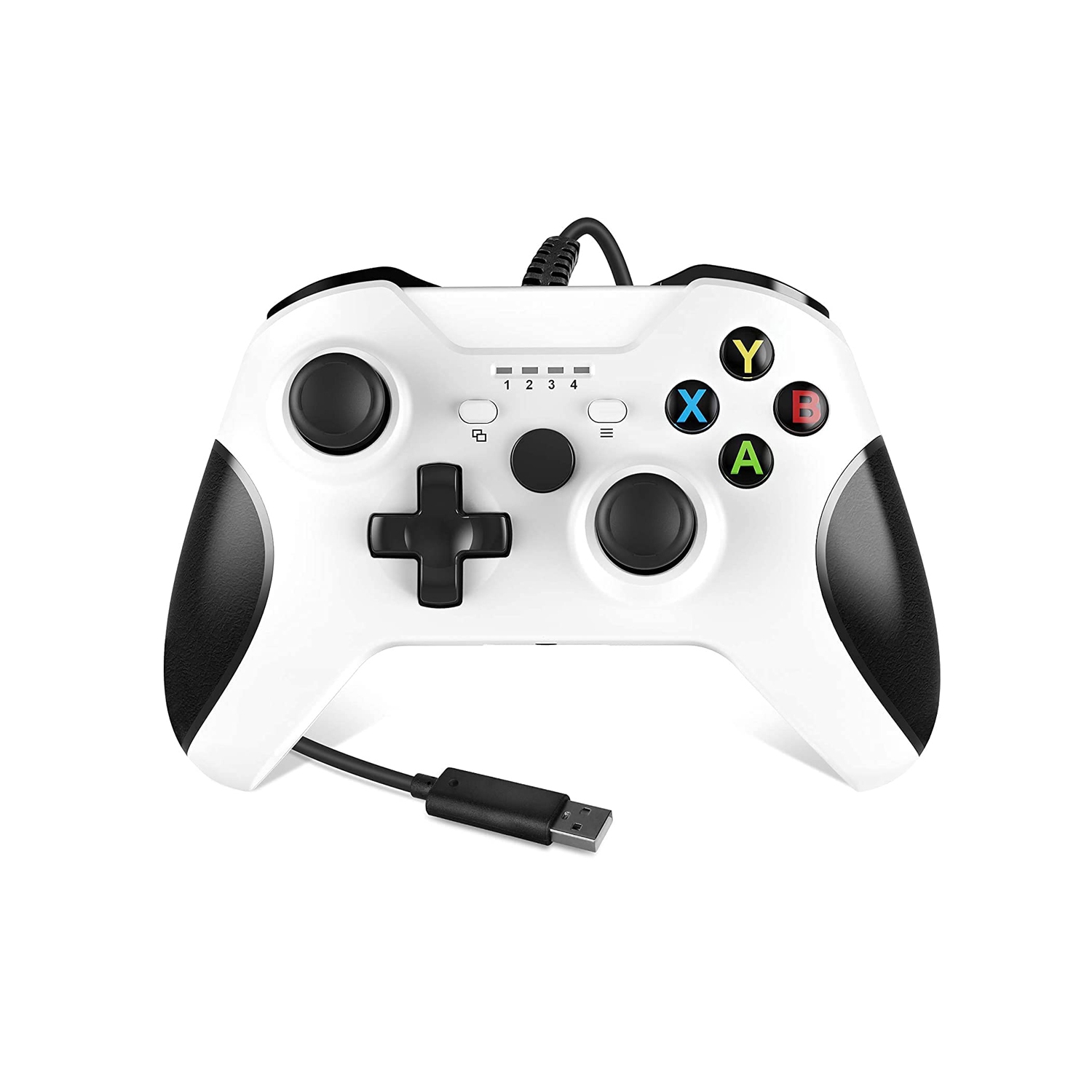 Wired Controller PC Console Game Controller Gamepad For Xbox One/One S/One X And PC - White