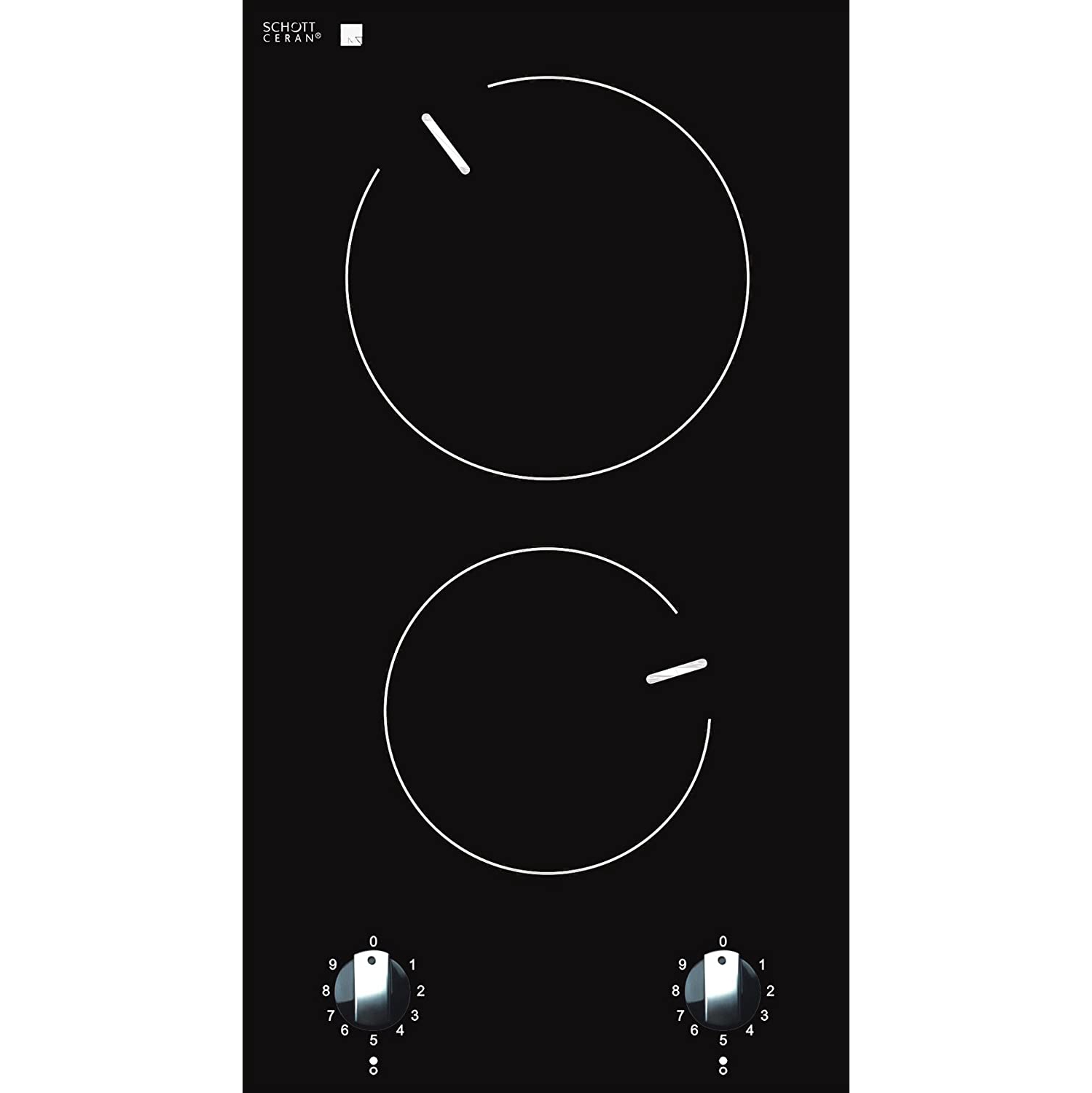 Ramblewood 2 Burner Electric Cooktop, EC2-30, UL rated German EGO burner.