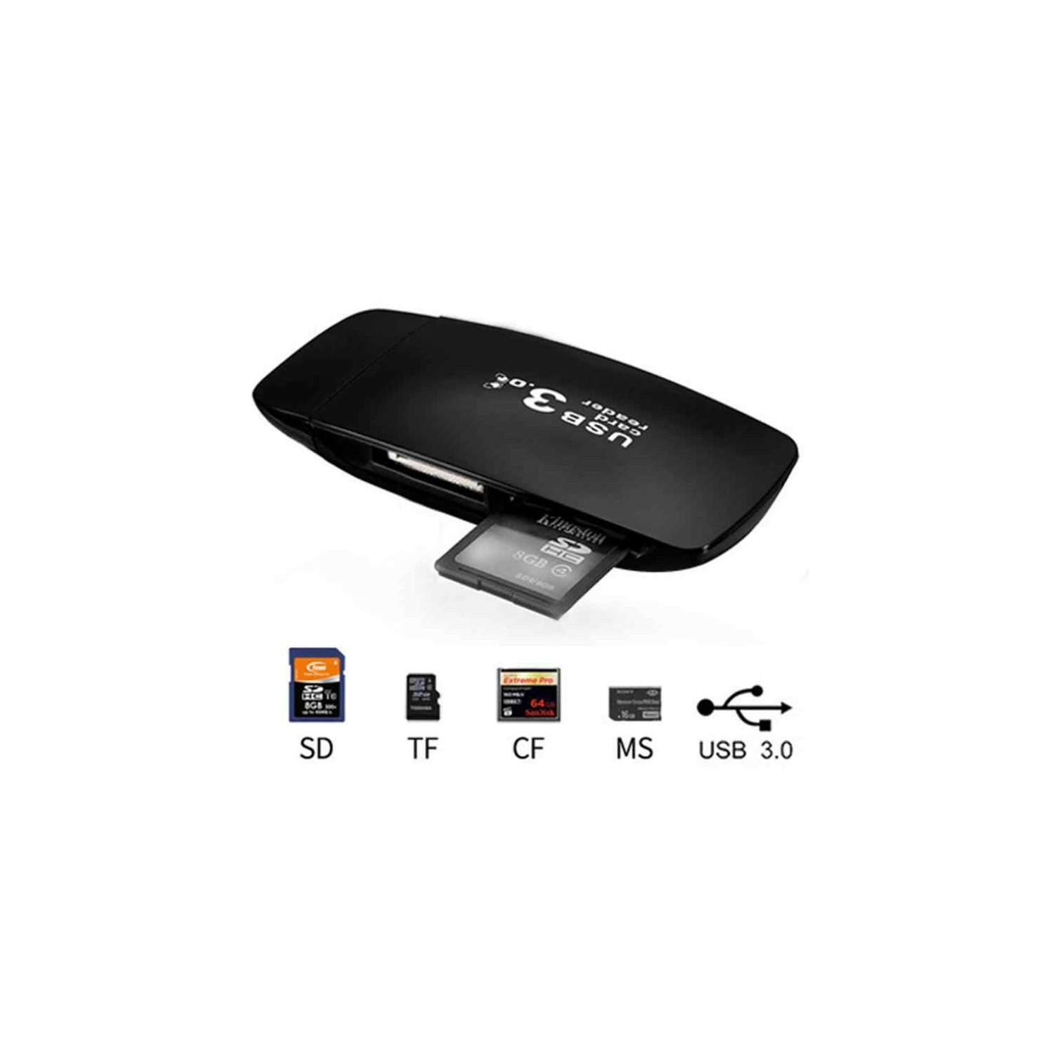 New USB 3.0 SD Card Reader Multi Slot Flash Memory Card Reader Writer SDXC, PC