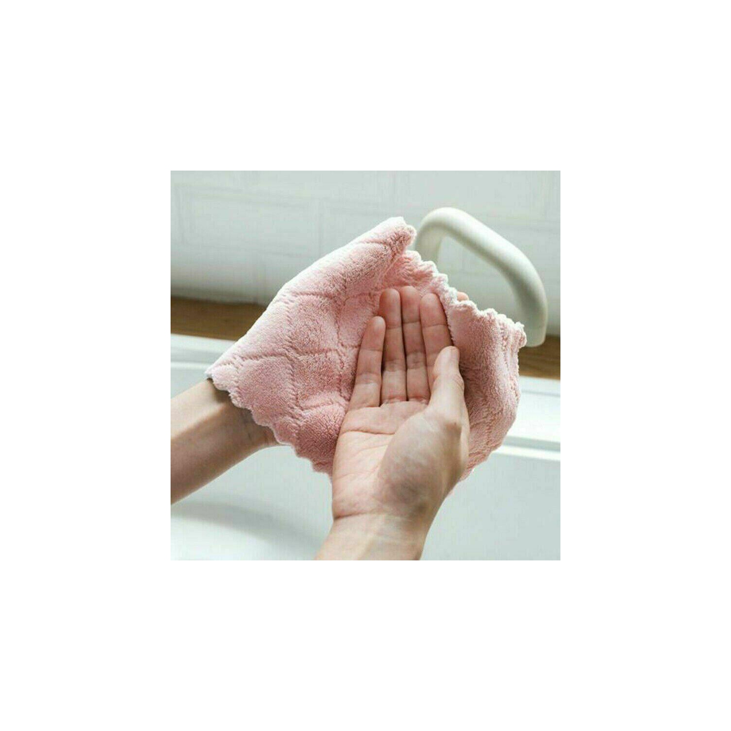 Chiffon en microfibre ultra absorbant pour la vaisselle, 10 pièces, chiffon de nettoyage domestique en vrac