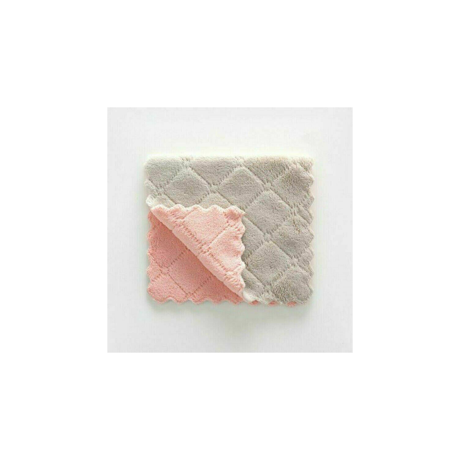 Chiffon en microfibre ultra absorbant pour la vaisselle, 10 pièces, chiffon de nettoyage domestique en vrac