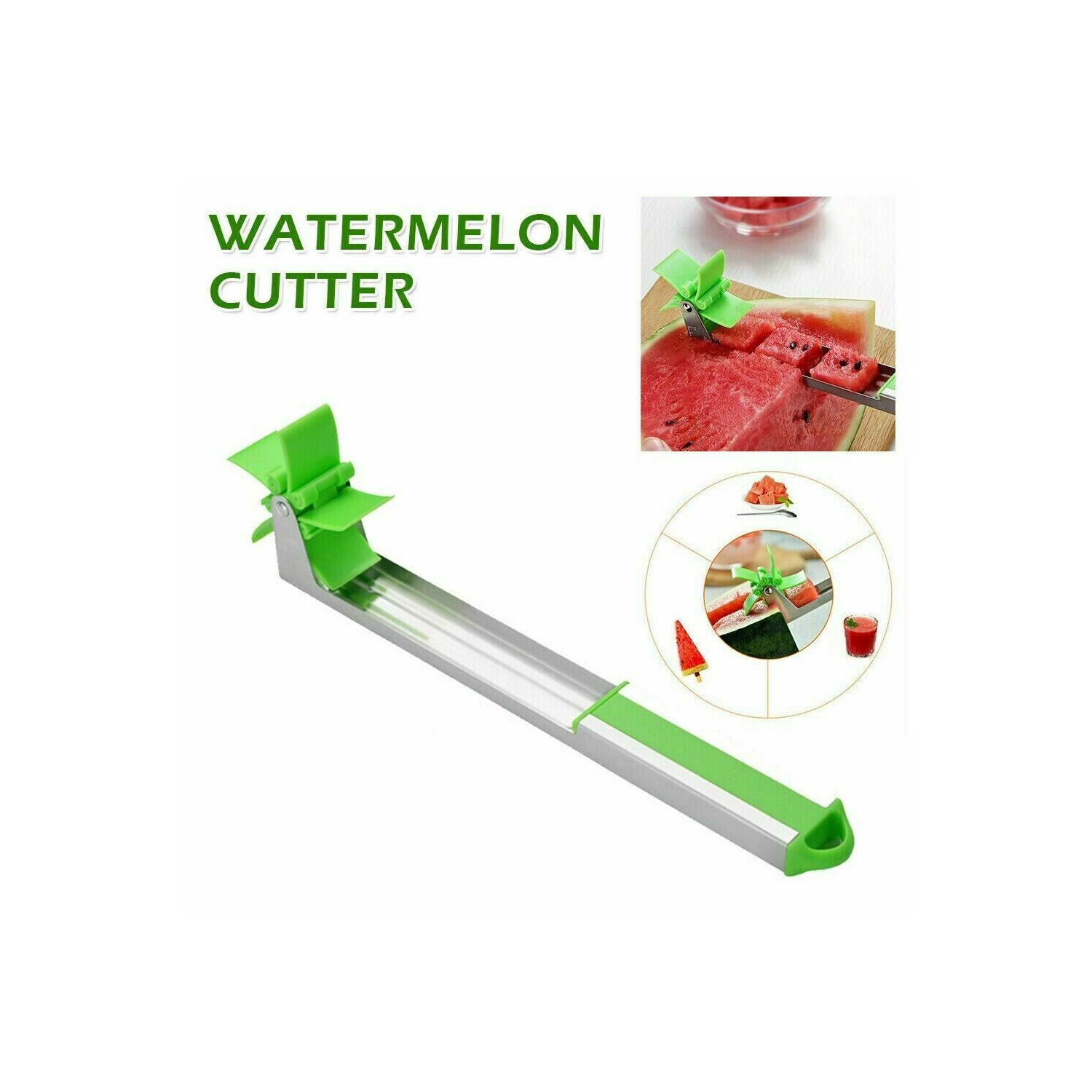 Coupe-melon dʼeau couteau en acier inoxydable couteau vide-fruits légumes Outils coupés