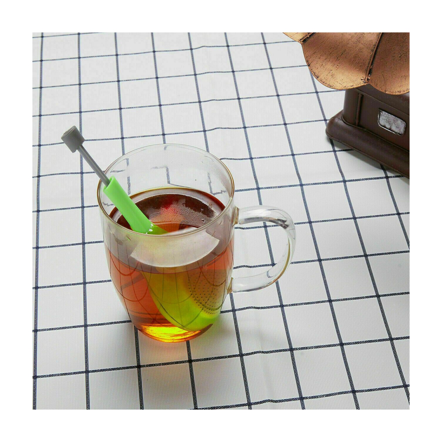 New Strainer Reusable Tea Bag Infuser Filter Diffuser Loose Tea Leaf Silicone CA