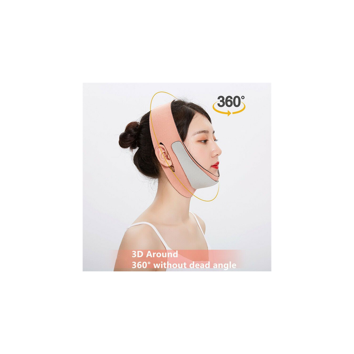 ISTAR Double Chin Reducer, Face Slimming Strap Facial Weight Lose Slimmer Device, Pain Free V-Line Chin Cheek Lift Up Band Anti Wrinkle Eliminates