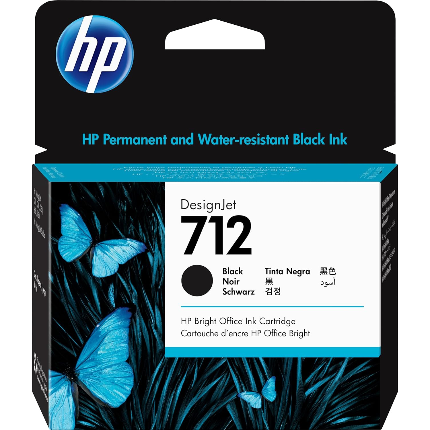 HP 712 Original Ink Cartridge - Black