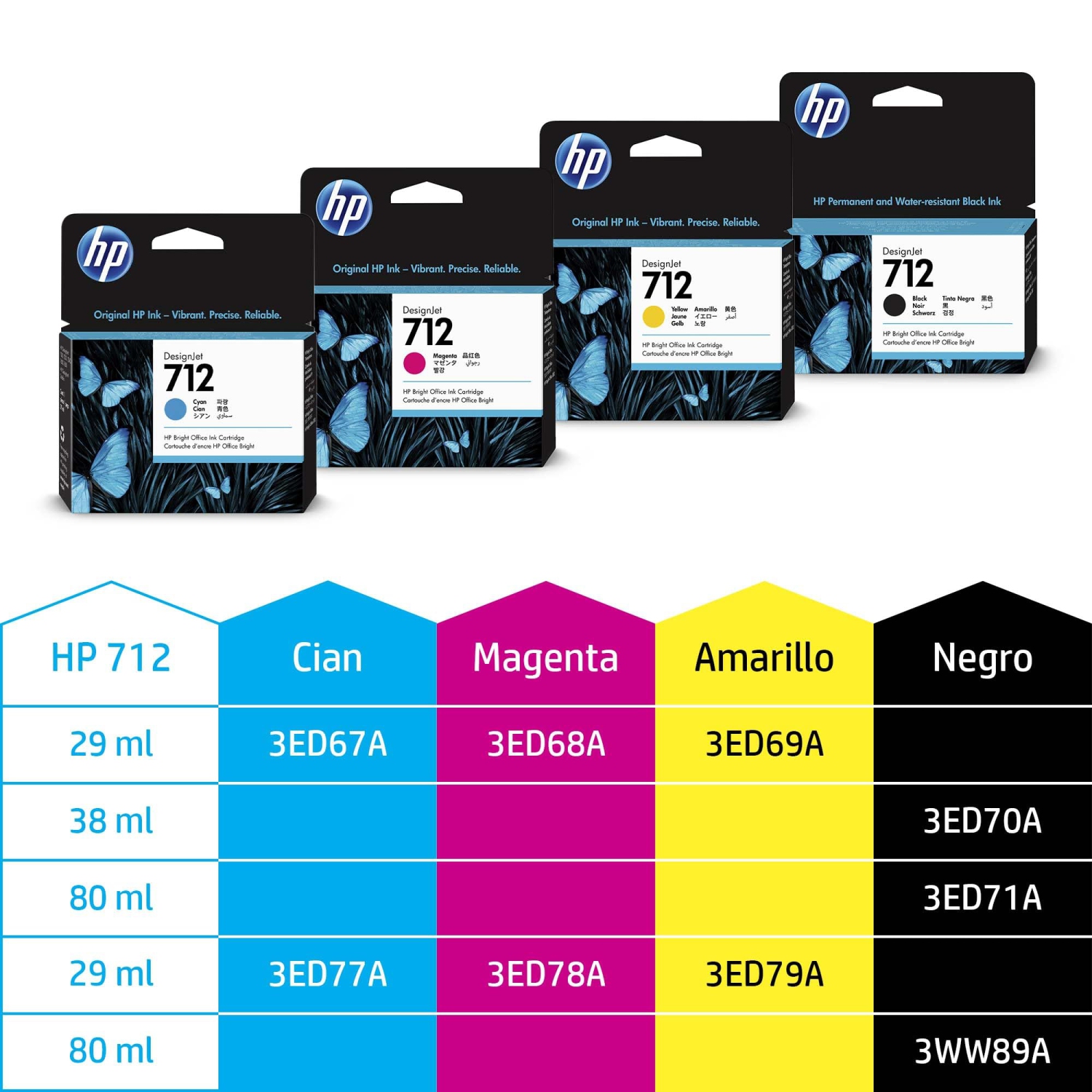 HP 712 Original Ink Cartridge - Black
