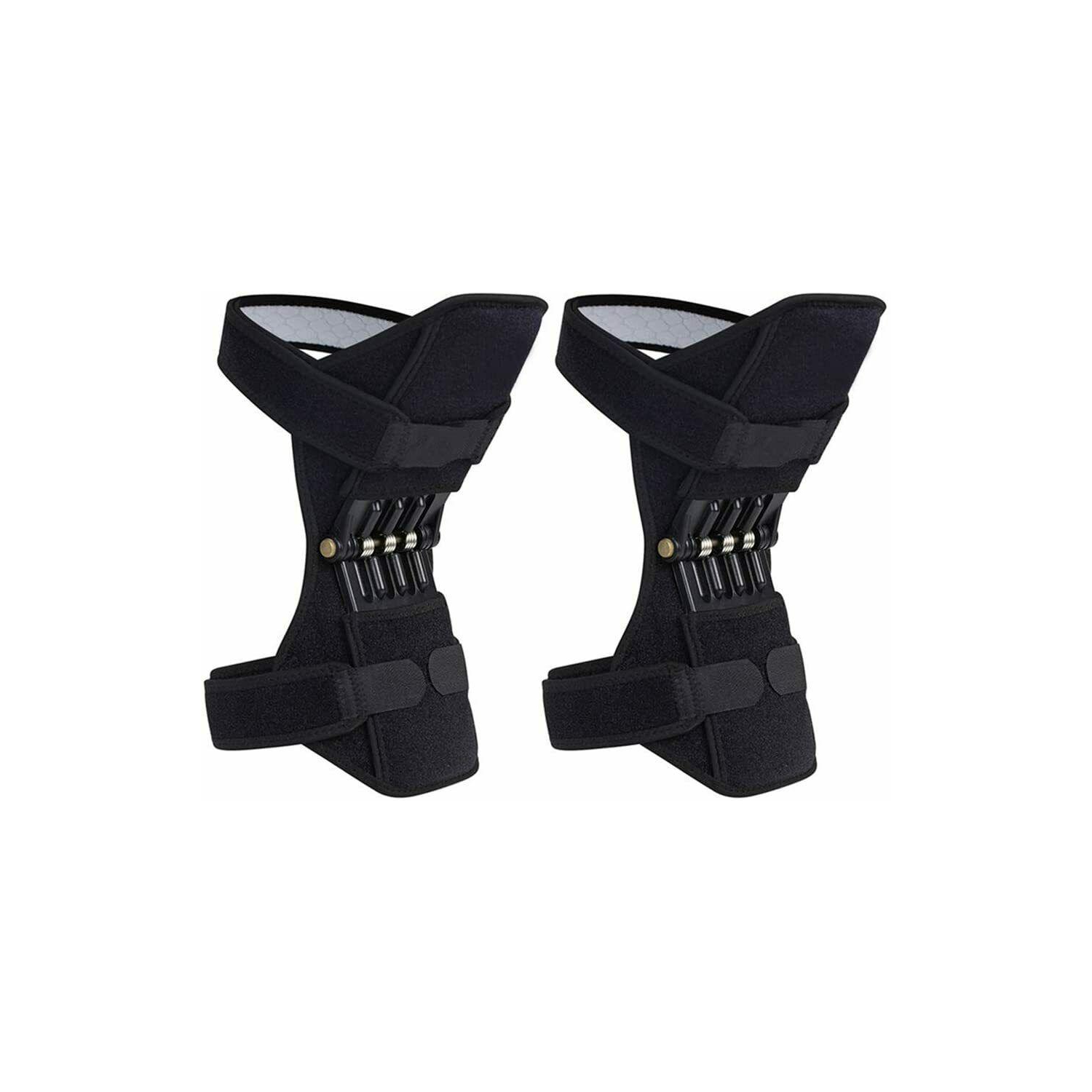 Coussins de soutien pour les jambes de force à ressorts Power Knee, barre stabilisatrice Rebound puissante