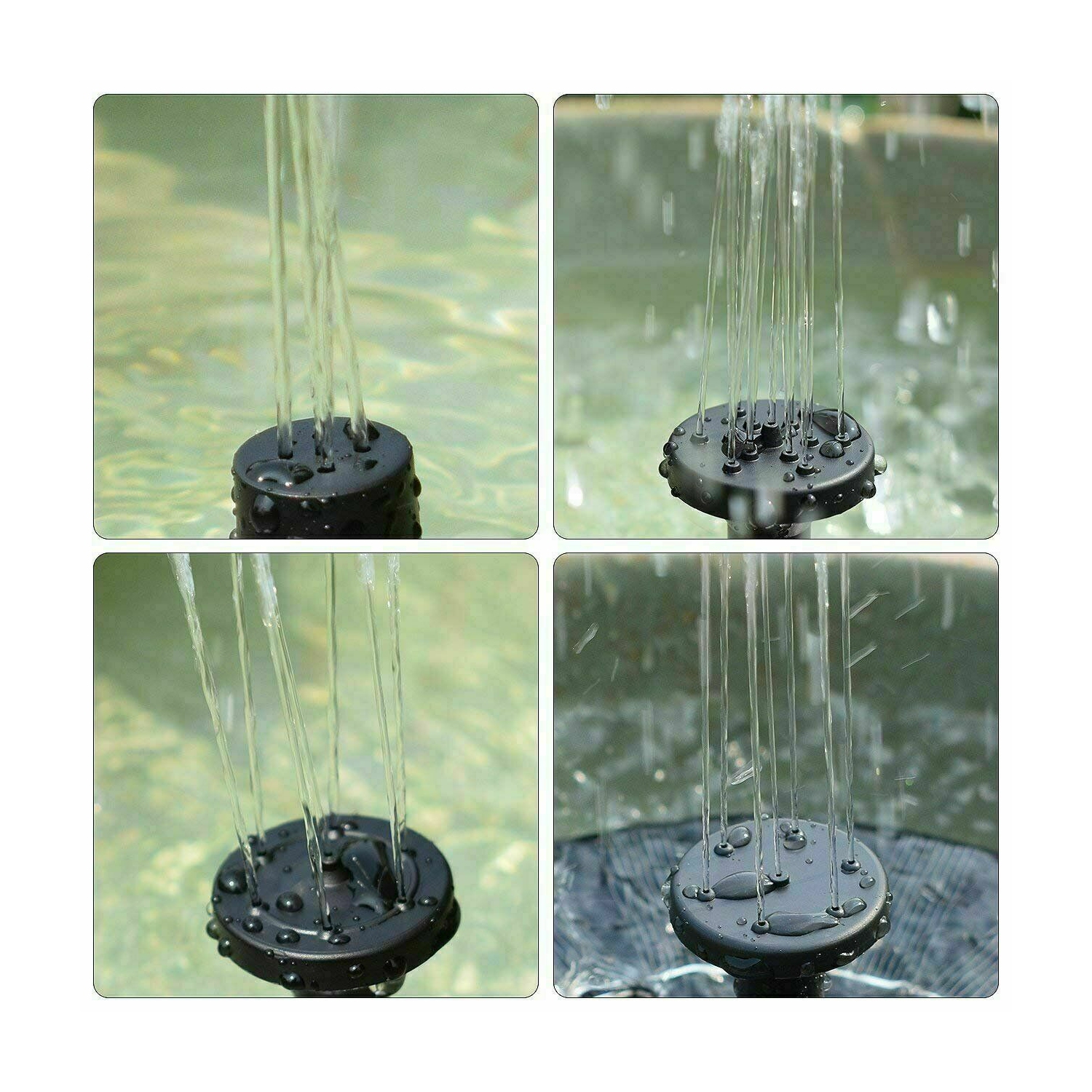 Pompe à eau solaire pour fontaine d'extérieur pour bain d'oiseau piscine de jardin