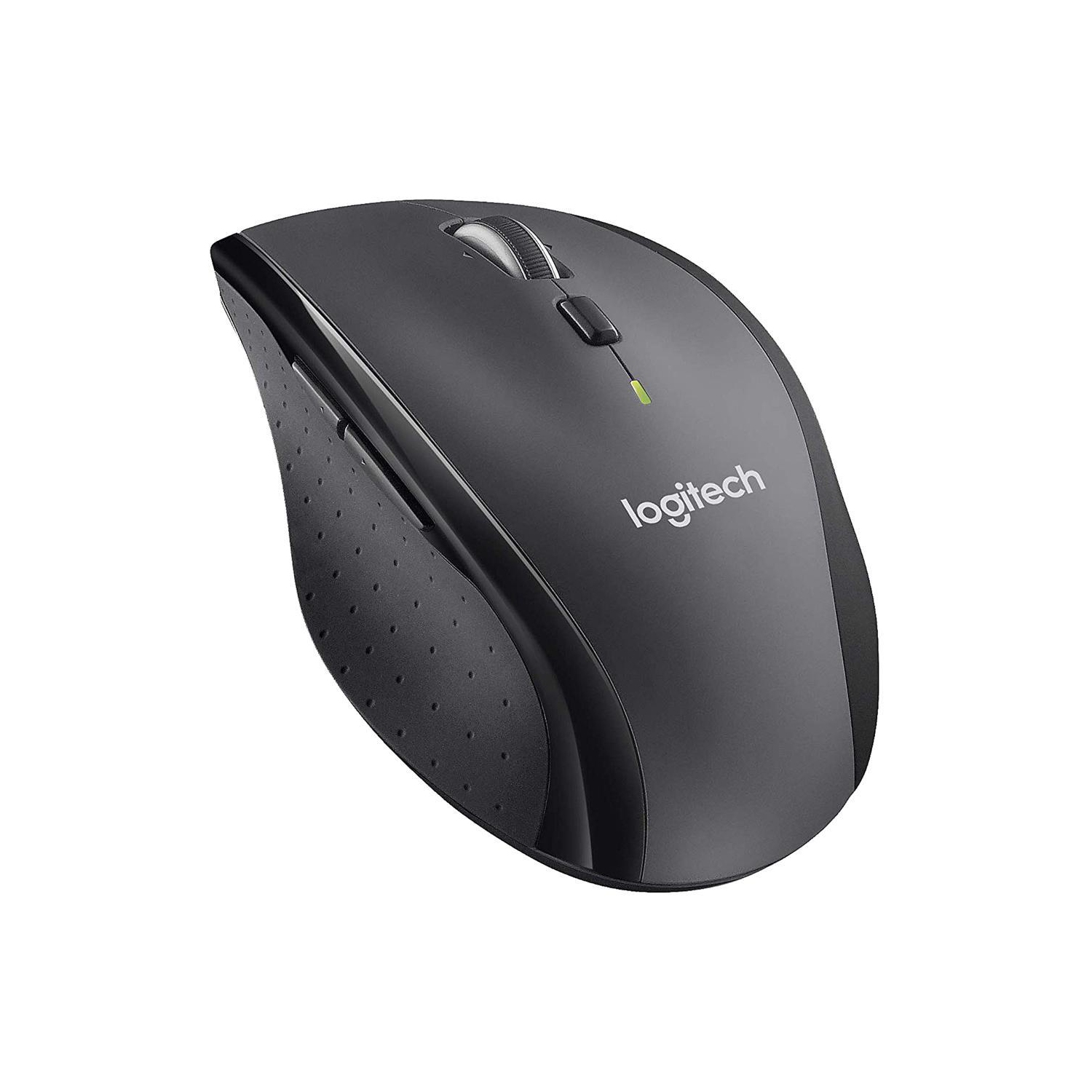 MOUSE Logitech M705 910-001935 Black 7 Buttons Tilt Wheel USB RF Wireless Optical 1000 dpi Marathon Mouse