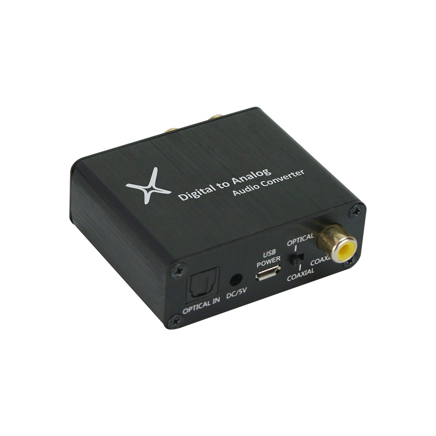 Convertisseur numérique coaxial et Toslink à audio analogique