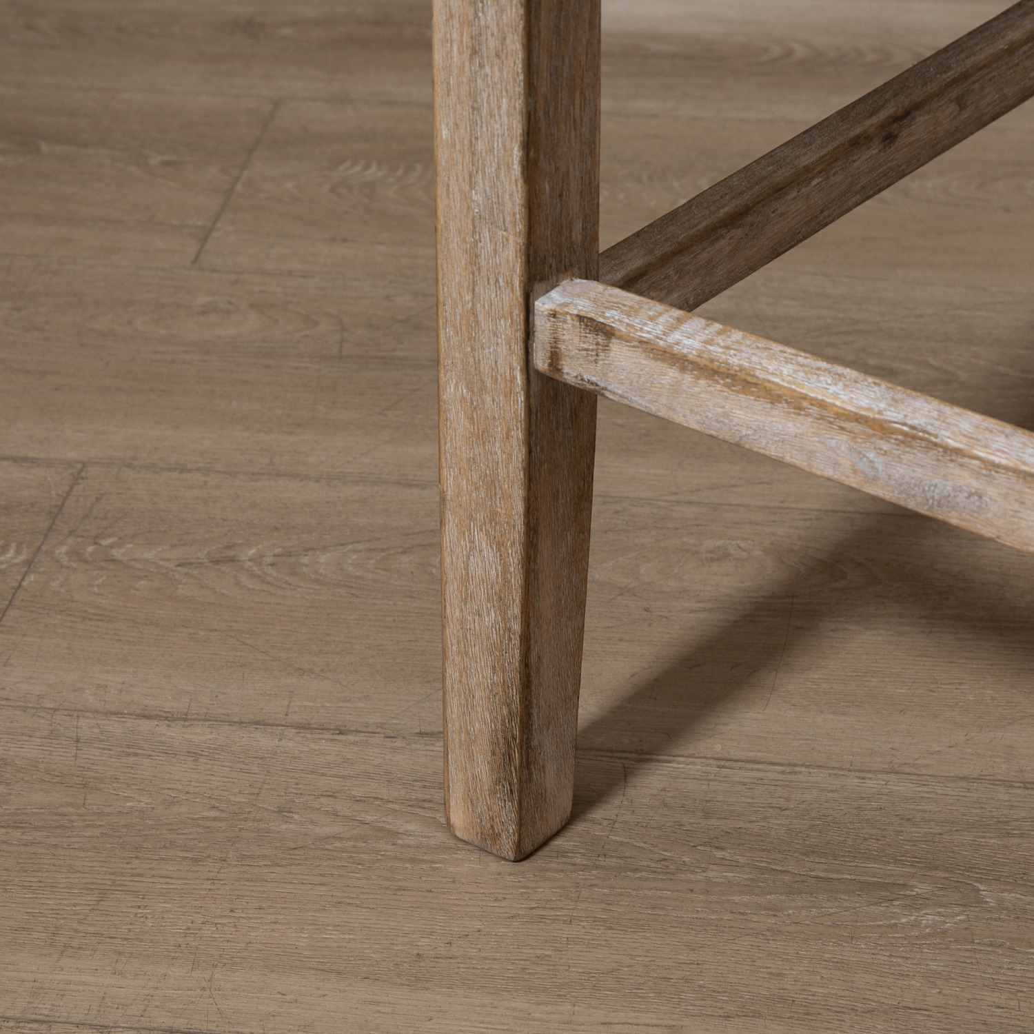 HOMCOM Counter Height Bar Stools Set of 2, Upholstered Bar Chairs with Square Tufted Backrest and Footrest, Modern Barstools for Kitchen, Dining