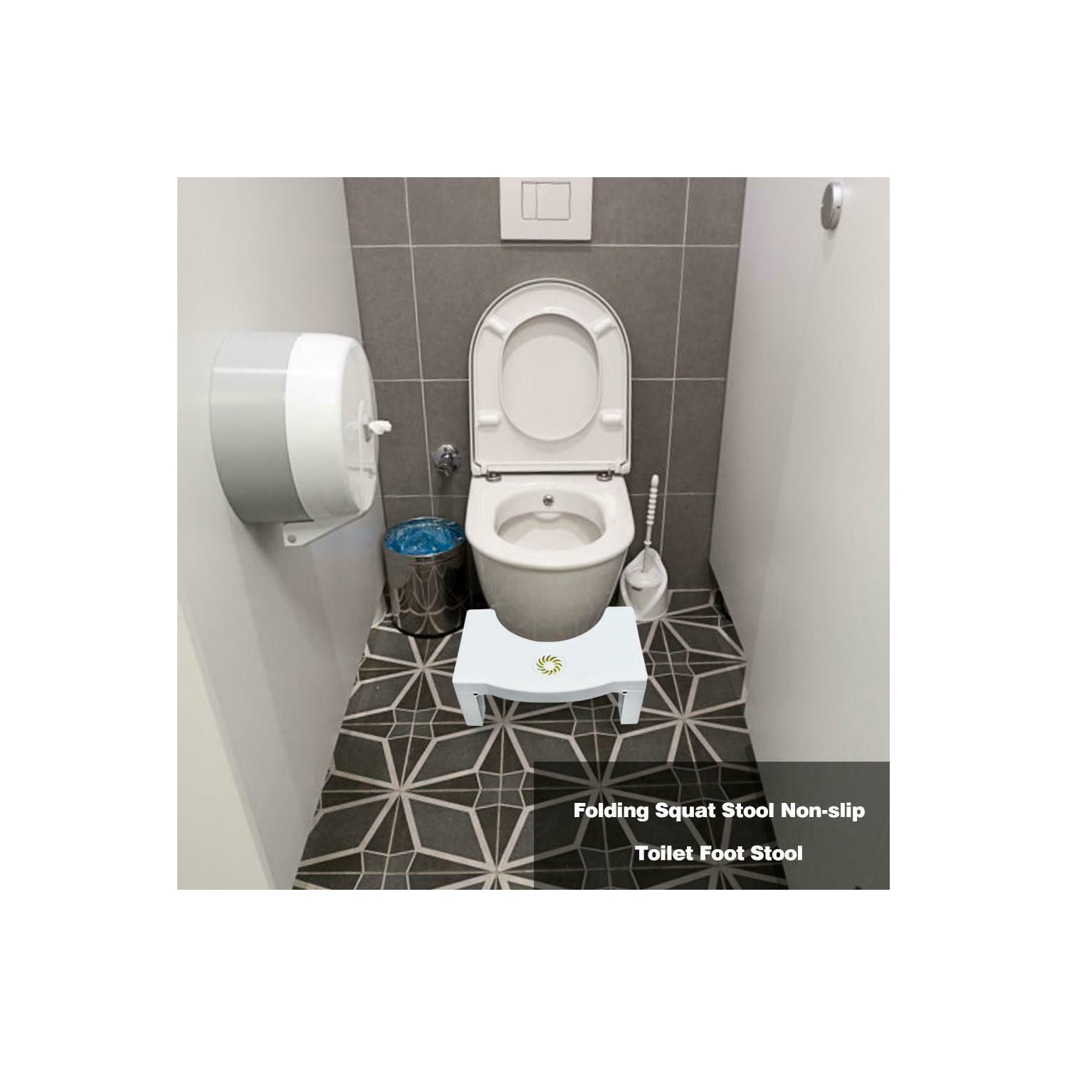 ISTAR Toilet Stool, Foldable Toilet Potty Step Stool for Adults and Kids, Splicable Poop Stool, Splicable Poop Stool